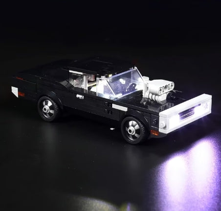 BrickBling LED Licht Set für LEGO Fast & Furious 1970 Dodge Charger R/T (76912)