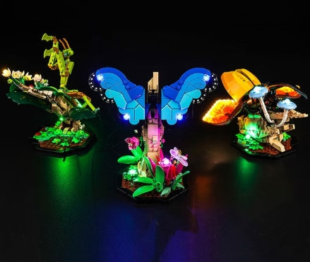 BrickBling LED Licht Set für LEGO Die Insektensammlung (21342)
