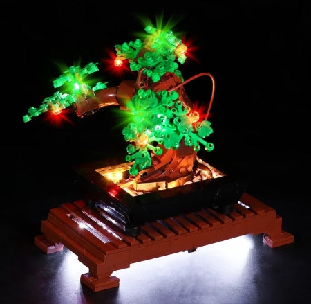BrickBling LED Licht Set für LEGO Bonsai Baum Grün (10281)