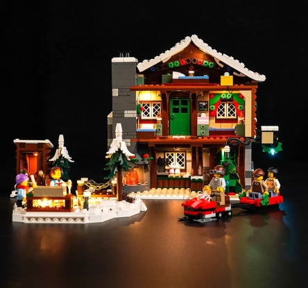 BrickBling LED Licht Set für LEGO Almhütte (10325) inkl. Fernbedienung