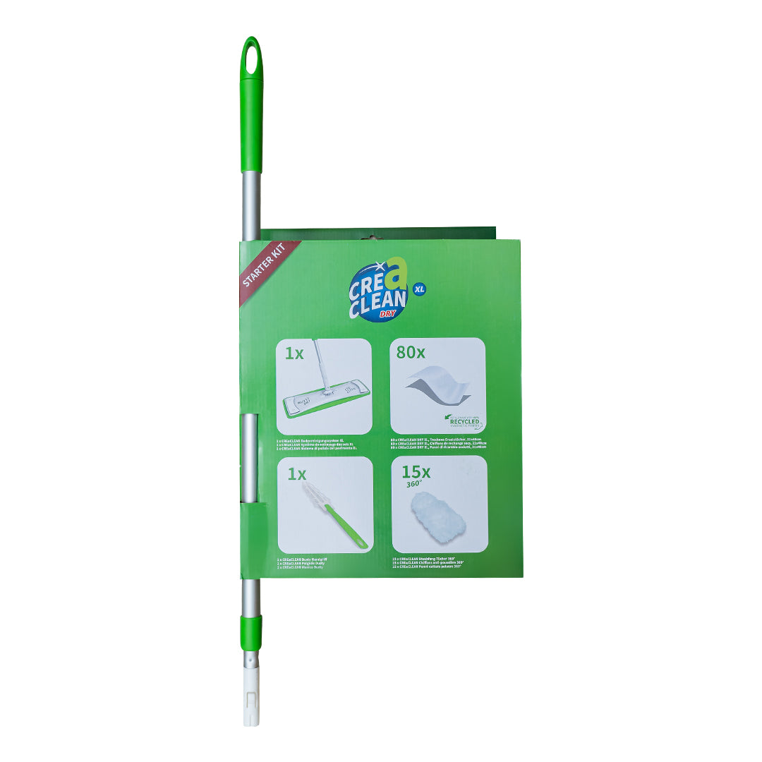 CREaCLEAN Bodenwischer & Staubwischer Starterkit Dry XL