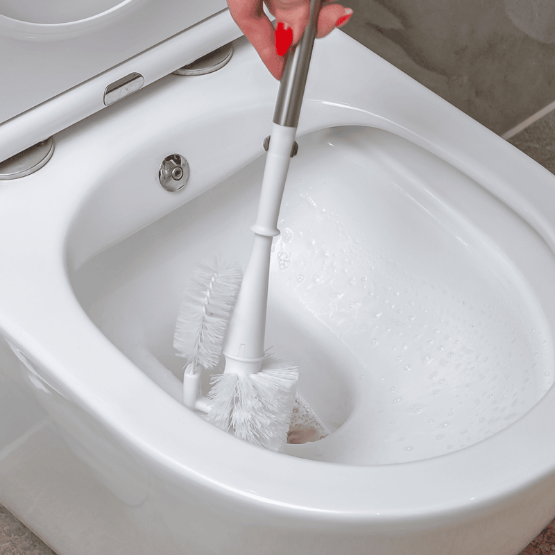 CREaCLEAN CLARISSA WC-Garnitur aus Keramik inkl. WC-Bürste
