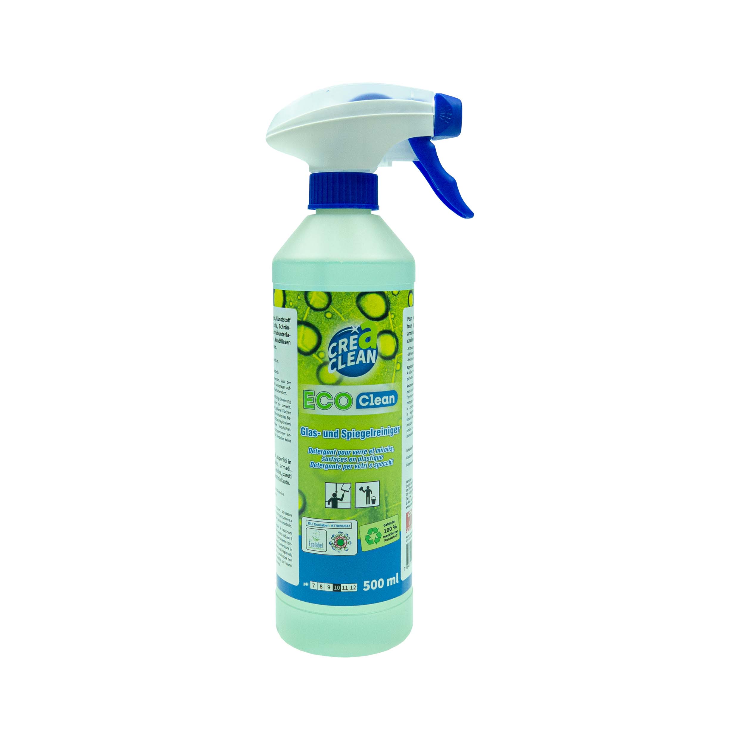CREaCLEAN EcoClean Glas- und Spiegelreiniger, 500 ml