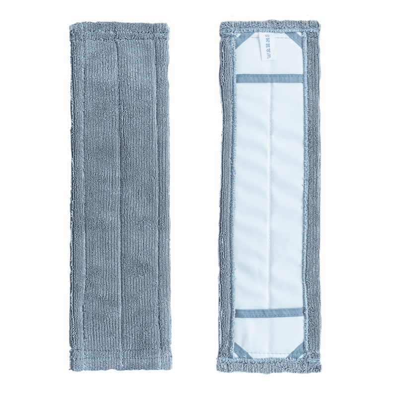 CREaCLEAN CrystalMop – Ersatzpads Mikrofaser Universal Wischbezug, 2er Set