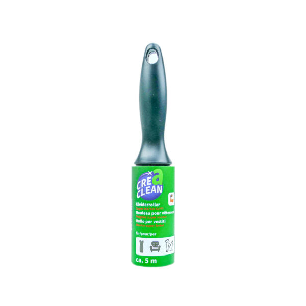 CREaCLEAN Fusselrollen-Set, Kleiderroller mit 1 Griff + 3 Ersatzrollen je 5m