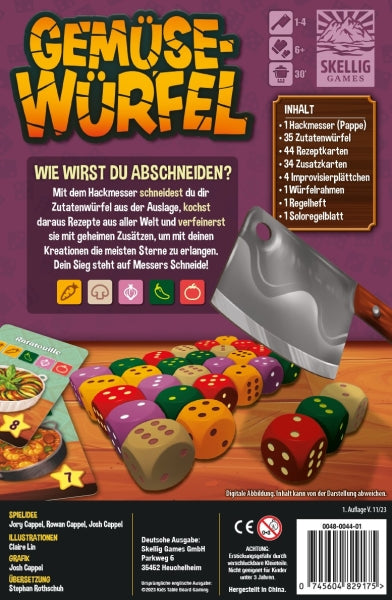 Skellig Games Gemüsewürfel