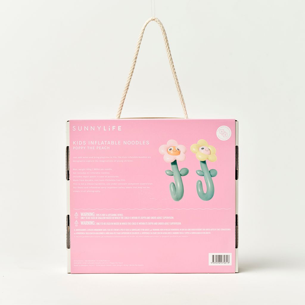 Sunnylife Kids Aufblasbare Nudel Poppy the Peach Multi Set of 2