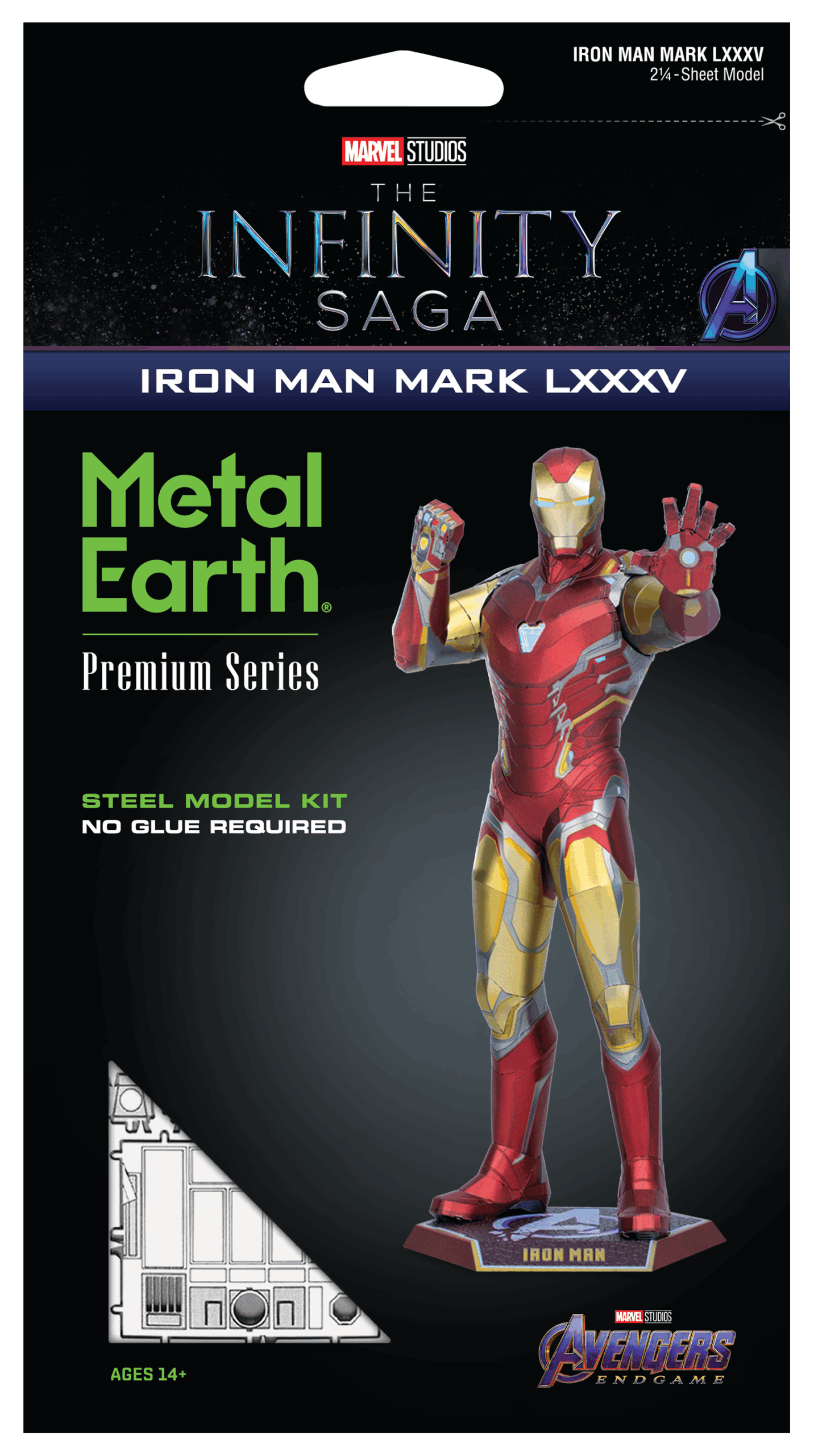Metal Earth Iron Man Mark LXXXV – Premium Metall Bausatz