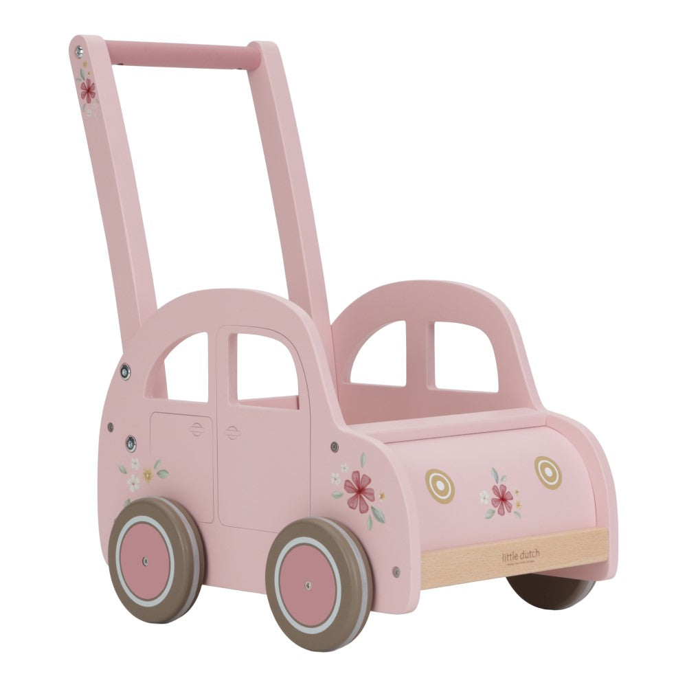 Little Dutch Lauflernwagen Pink FSC