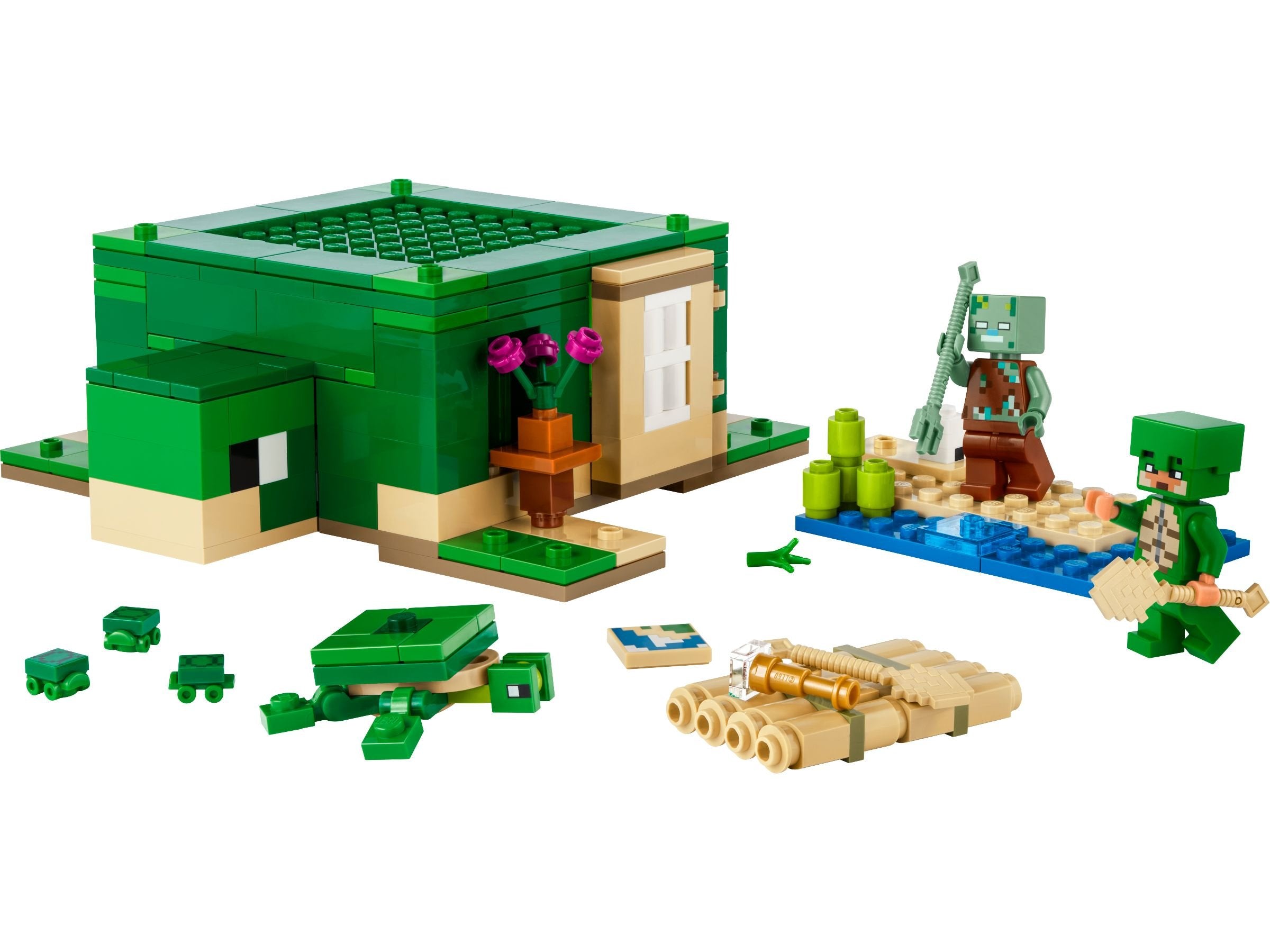 LEGO Minecraft Das Schildkrötenstrandhaus 21254