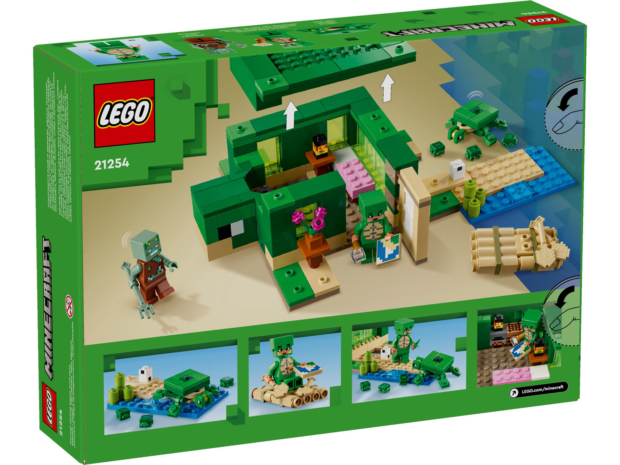LEGO Minecraft Das Schildkrötenstrandhaus 21254