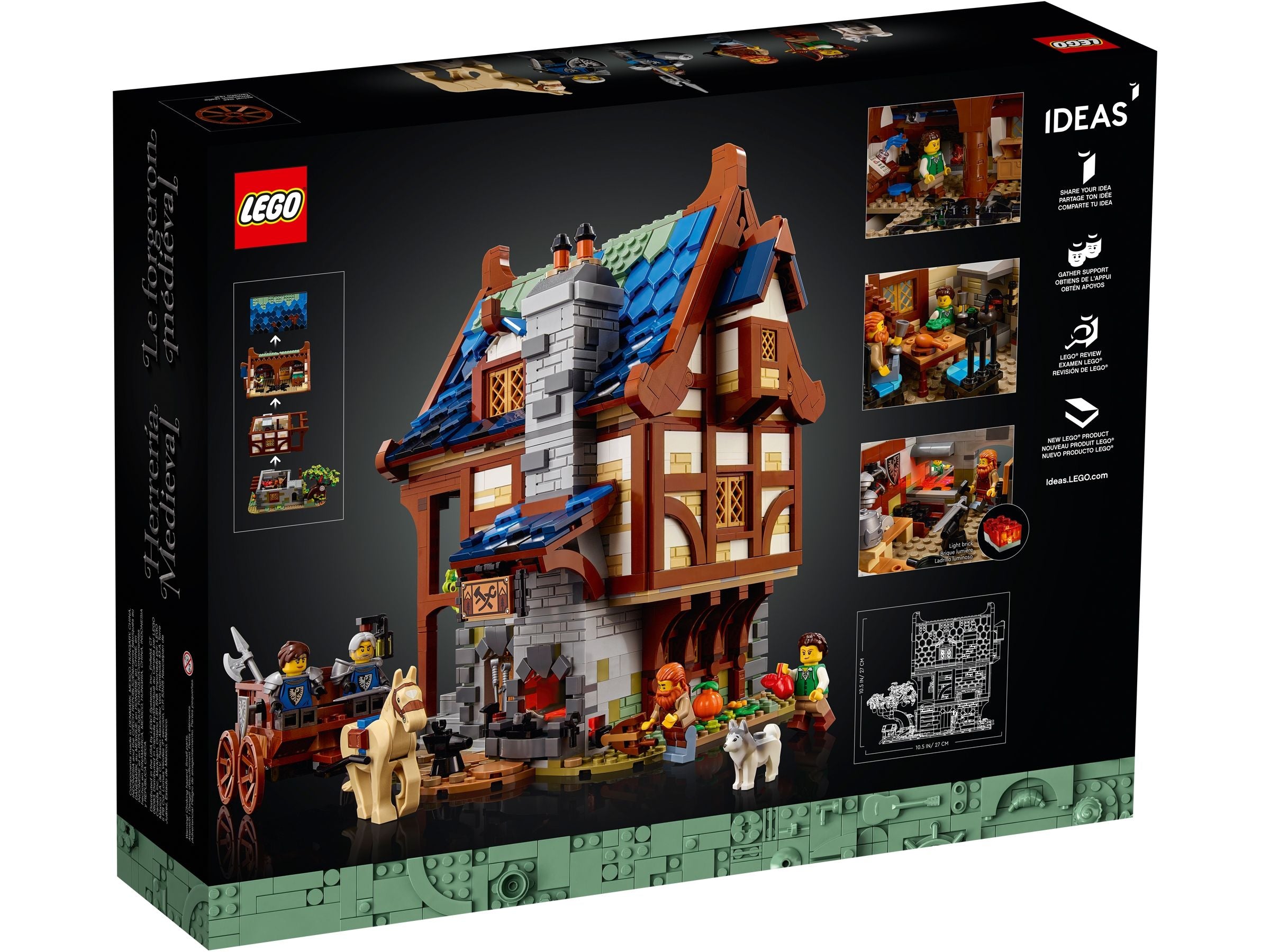 LEGO Ideas Mittelalterliche Schmiede 21325