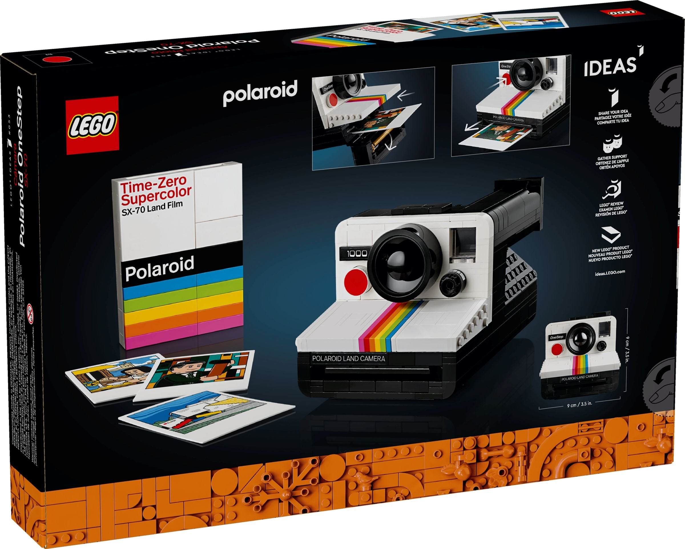 LEGO Ideas Polaroid OneStep SX-70 Sofortbildkamera 21345