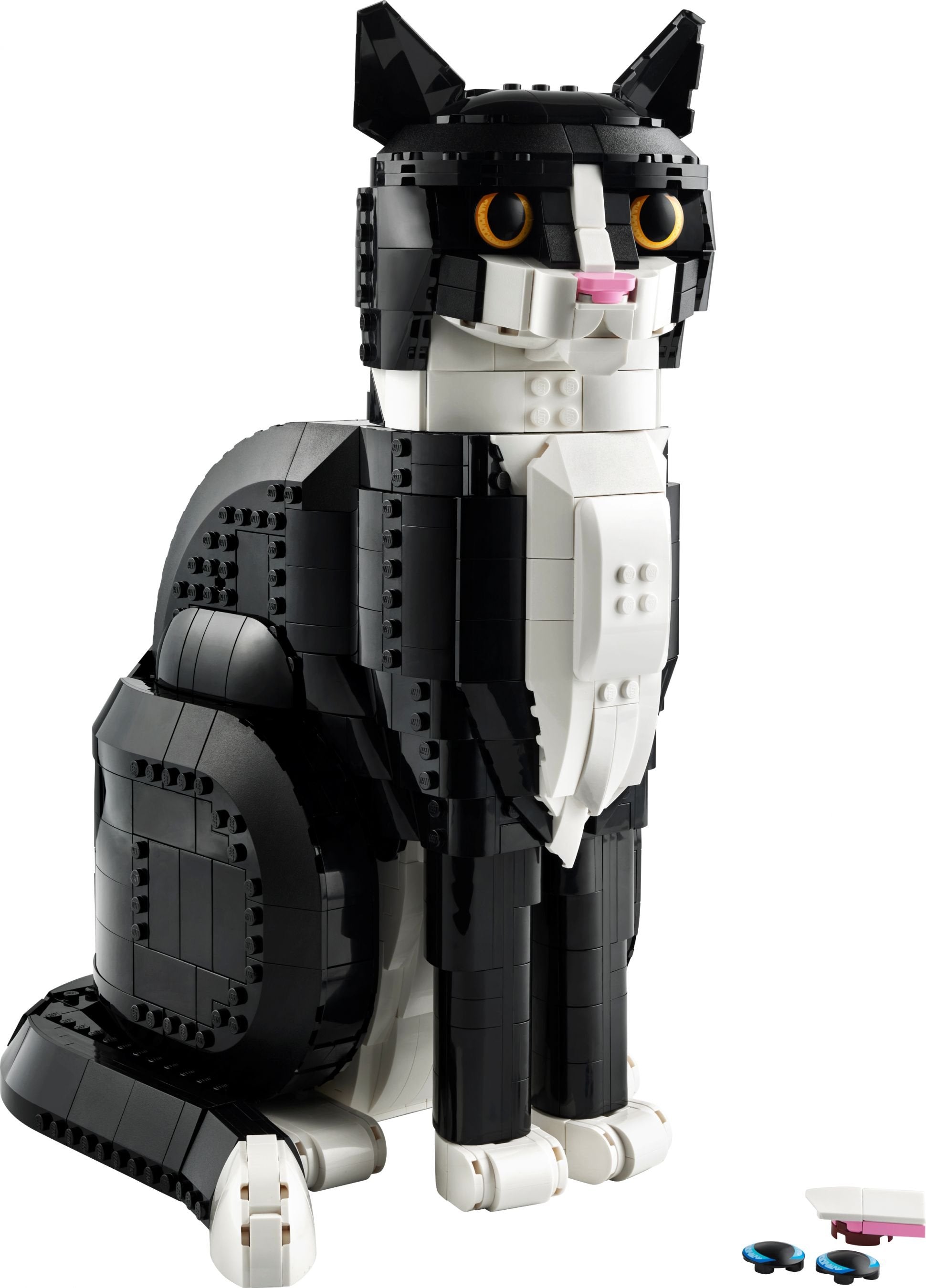 LEGO Ideas Schwarz-Weisse Katze 21349