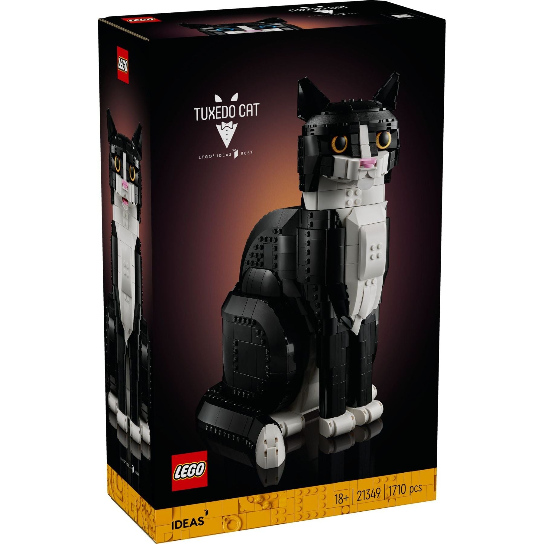 LEGO Ideas Schwarz-Weisse Katze 21349