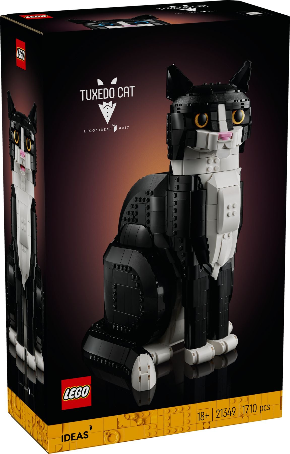 LEGO Ideas Schwarz-Weisse Katze 21349