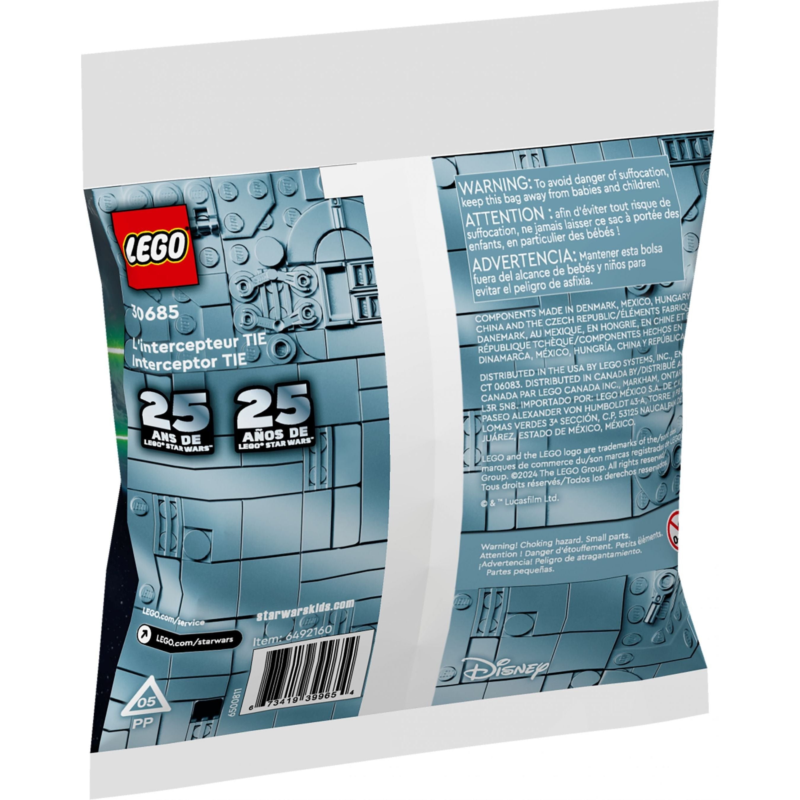 LEGO Star Wars TIE-Abfangjäger Mini-Modell 30685