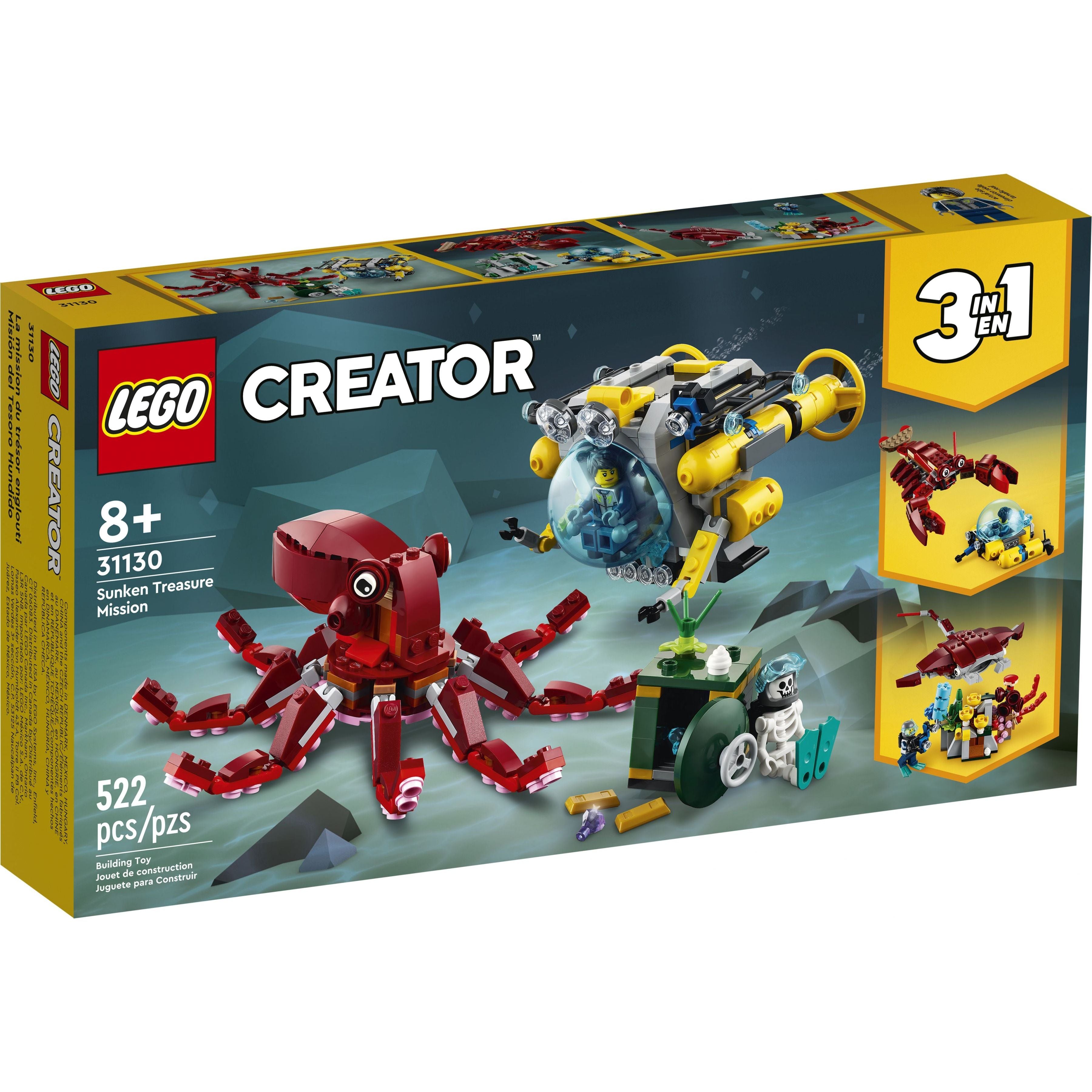 LEGO Creator Schatzsuche am Meeresgrund 31130