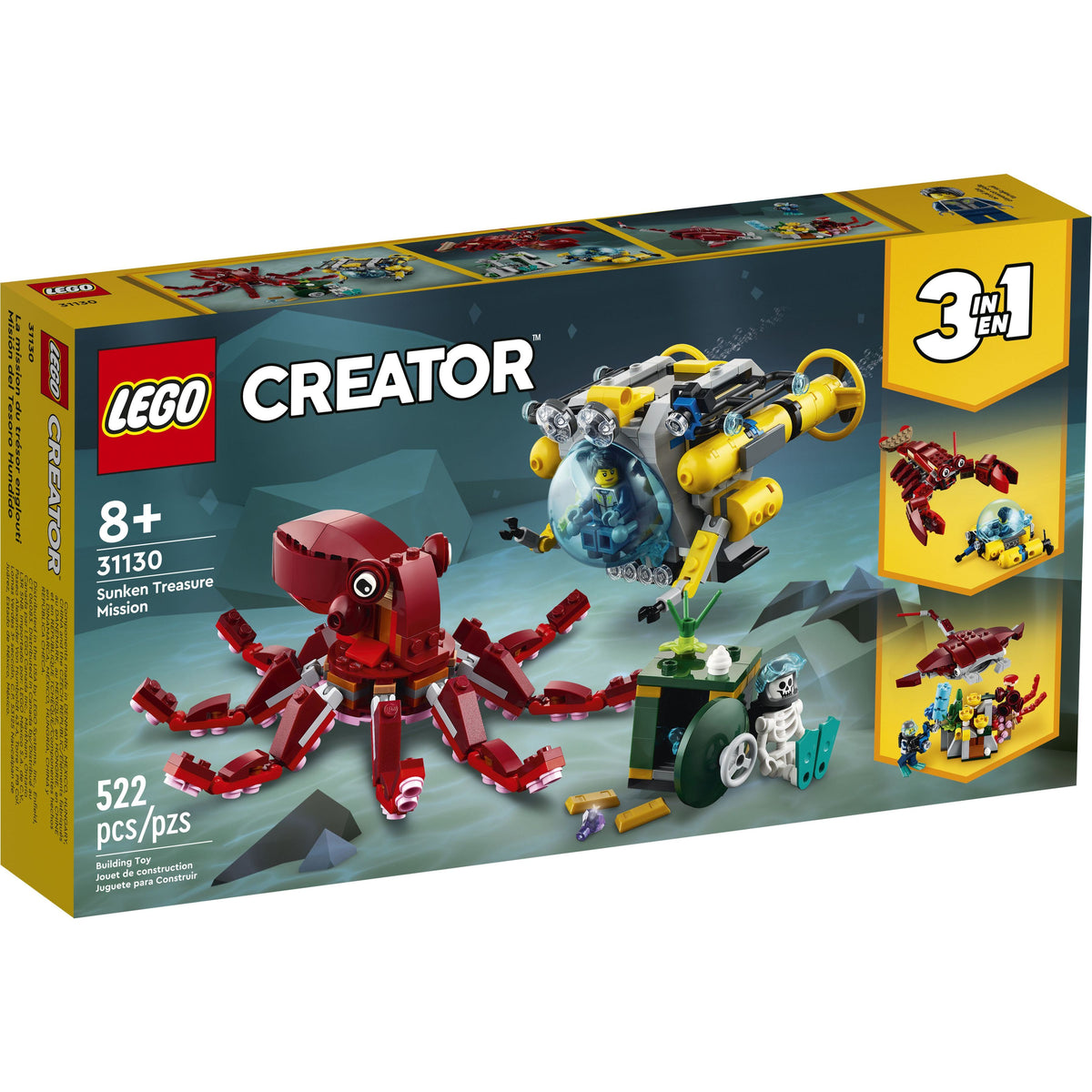 LEGO Creator Schatzsuche am Meeresgrund 31130