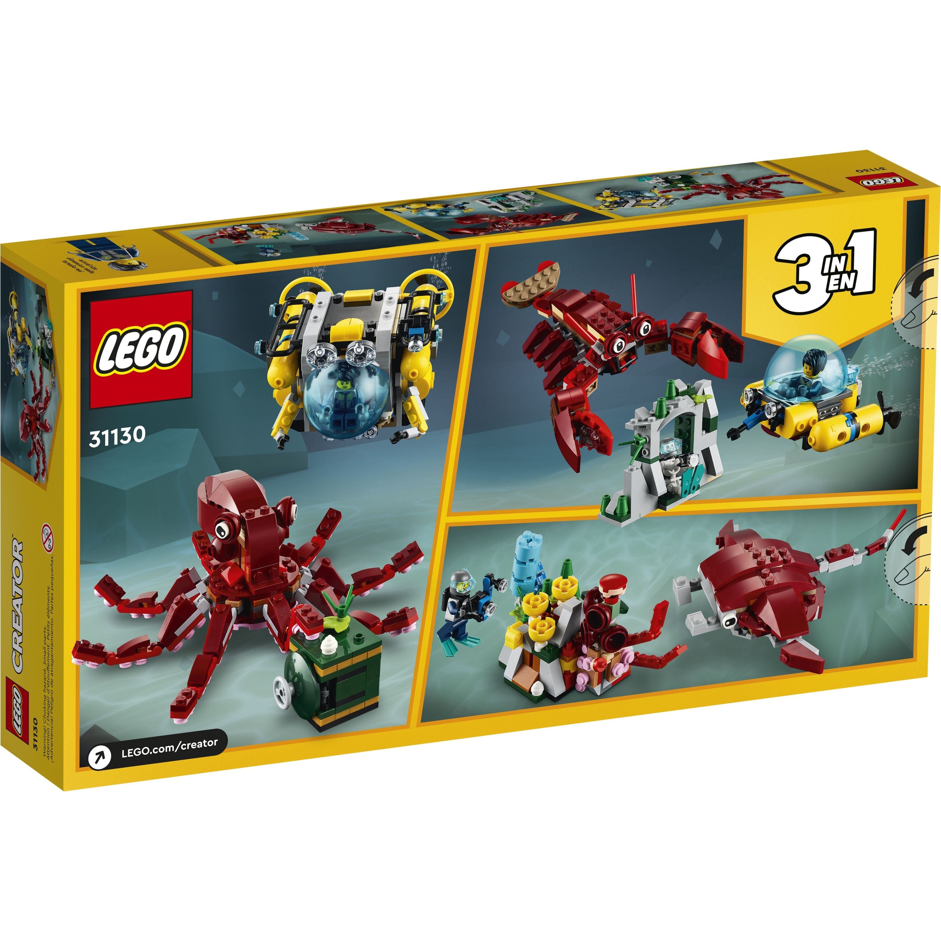 LEGO Creator Schatzsuche am Meeresgrund 31130