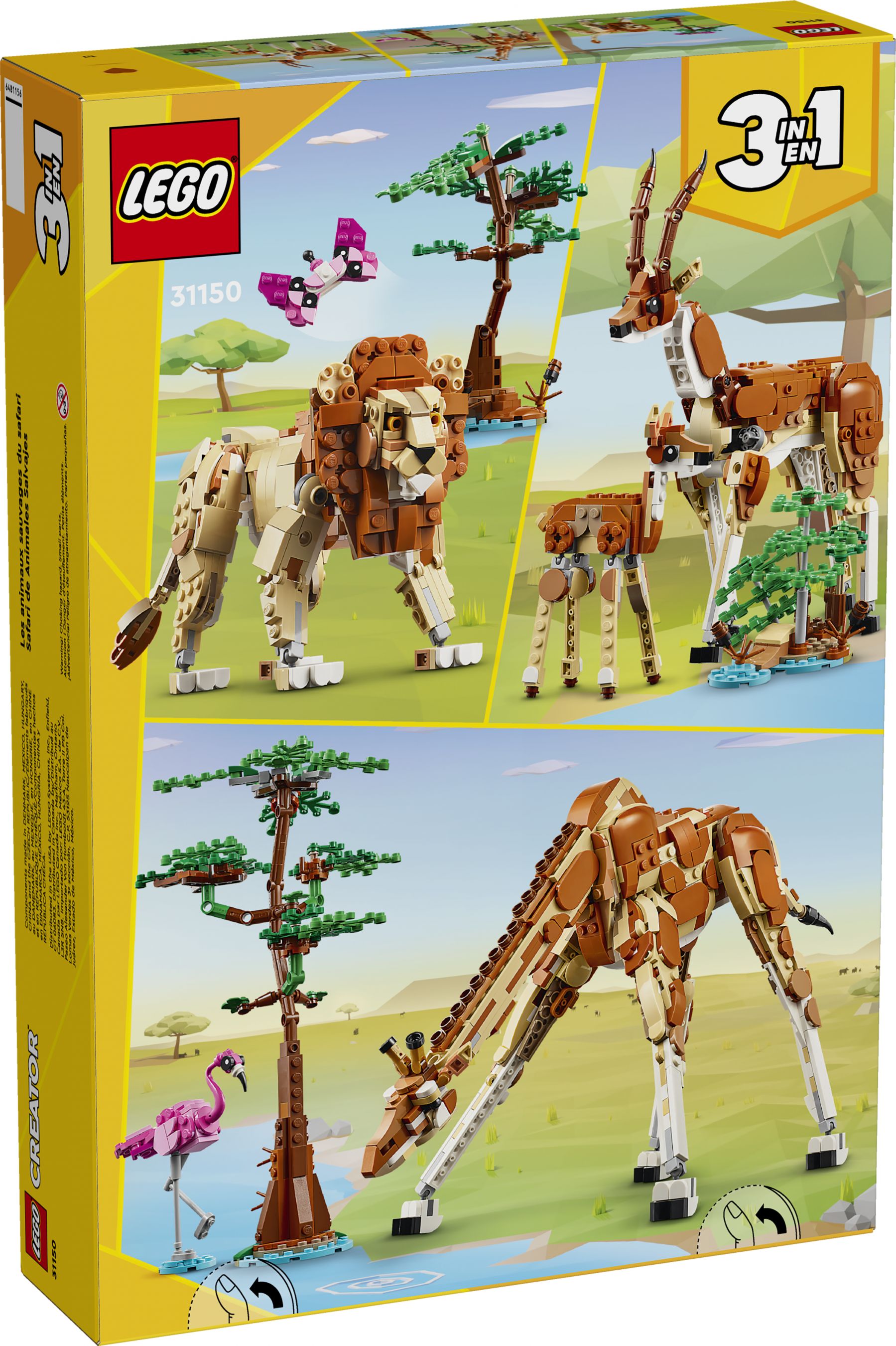 LEGO Creator Tiersafari 31150