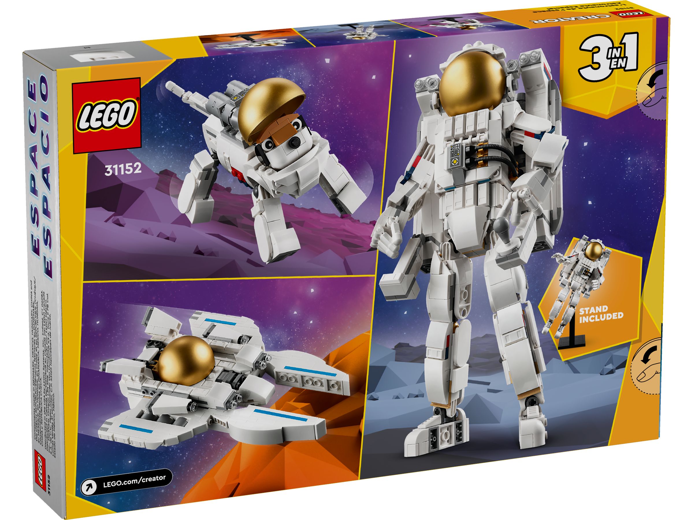 LEGO Creator Astronaut im Weltraum 31152
