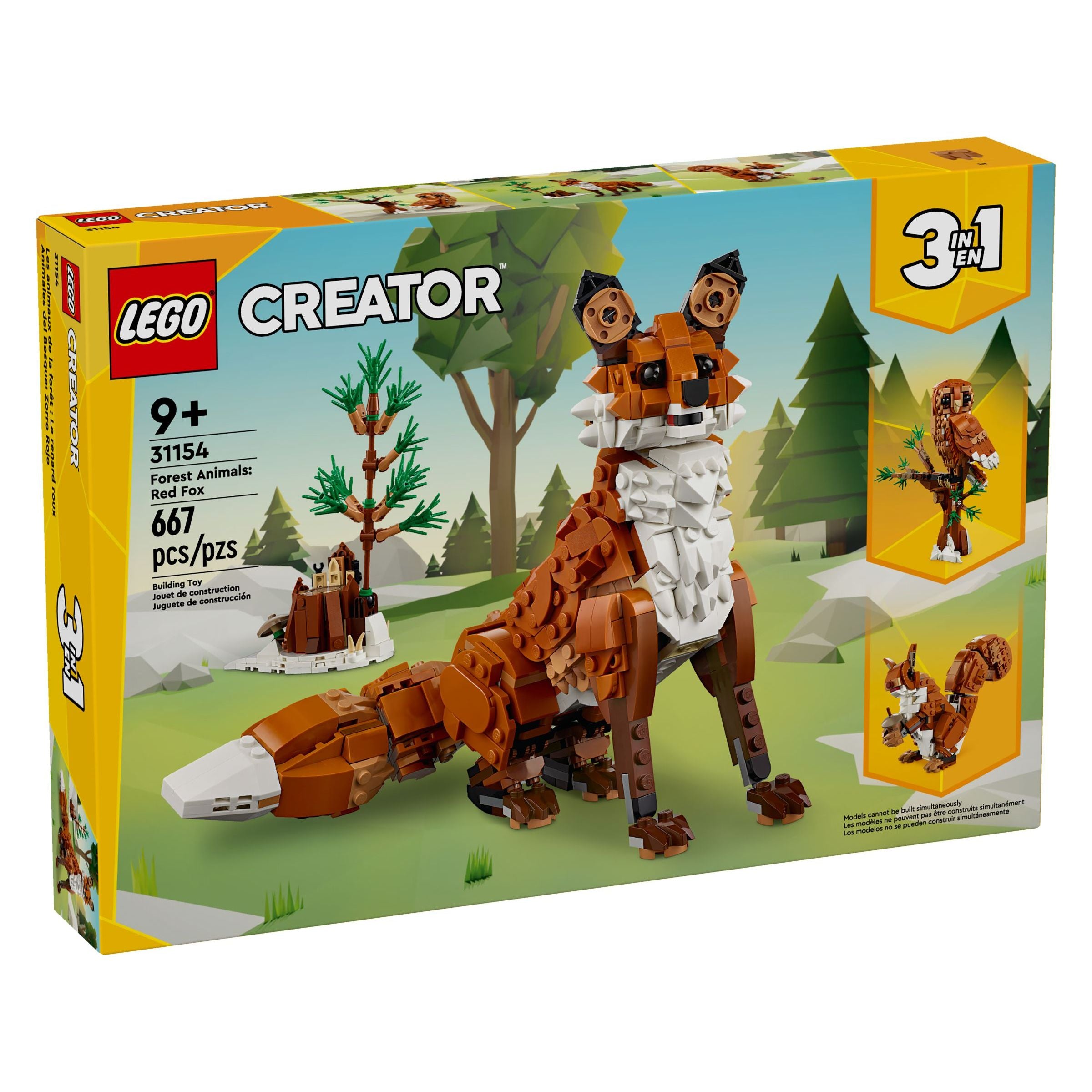 LEGO Creator Waldtiere: Rotfuchs 31154