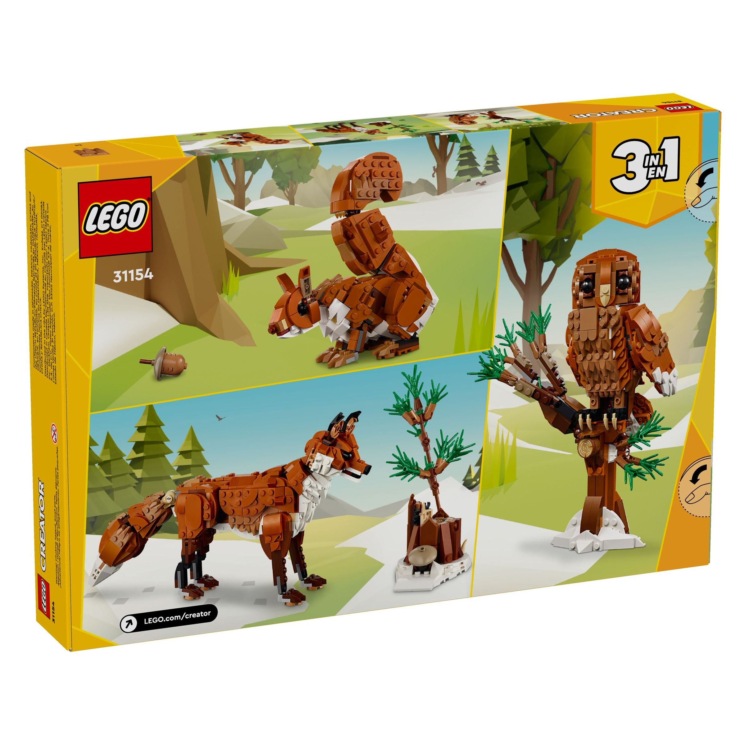 LEGO Creator Waldtiere: Rotfuchs 31154