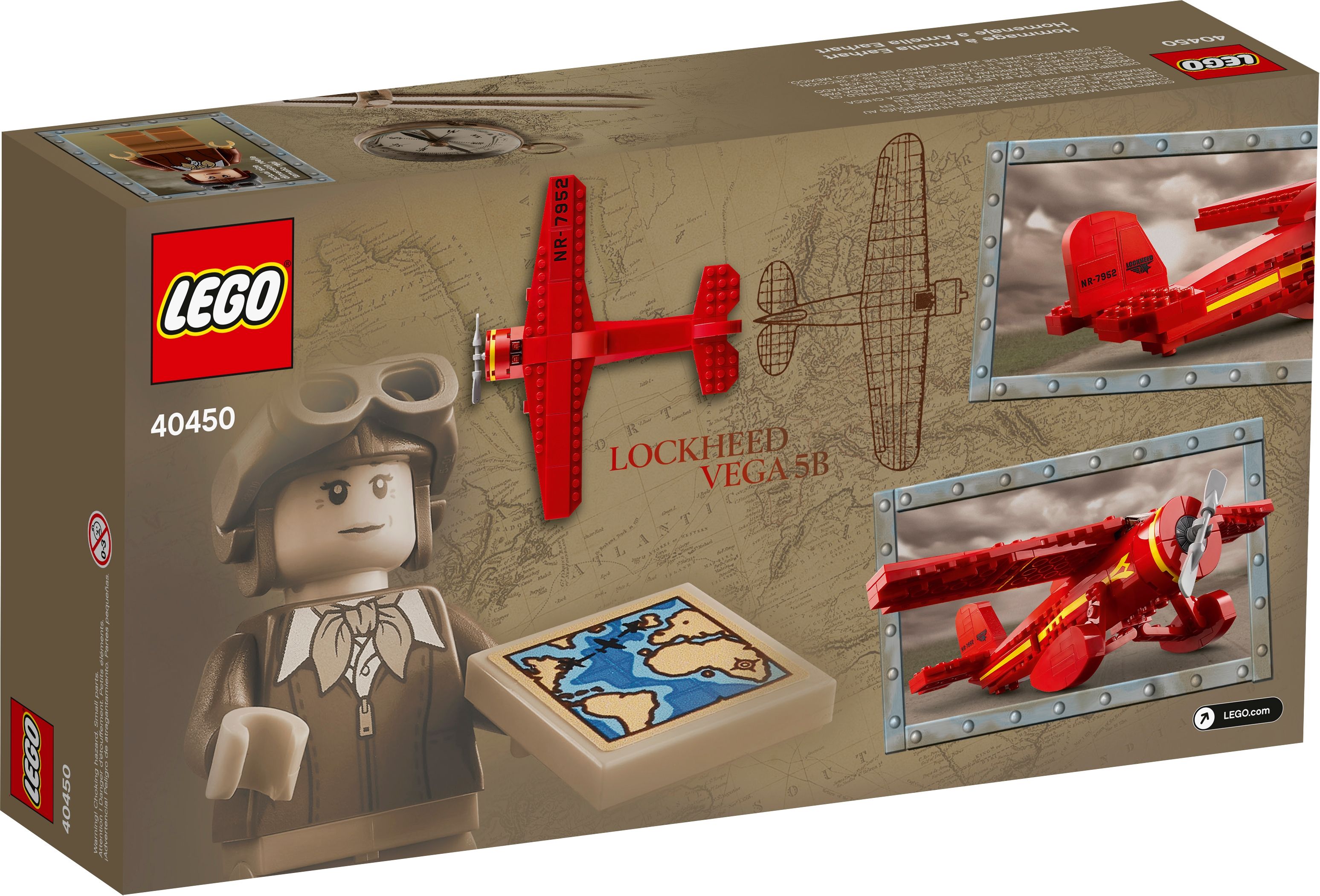 LEGO Promotional Hommage an Amelia Earhart 40450