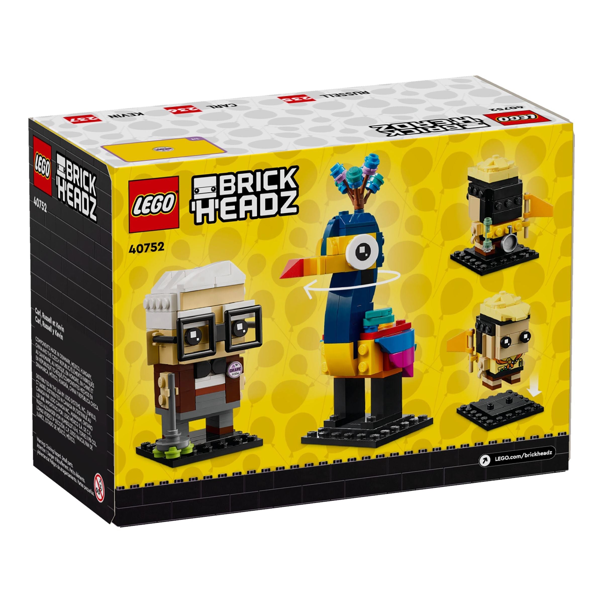 LEGO Brickheadz Carl, Russell und Kevin 40752