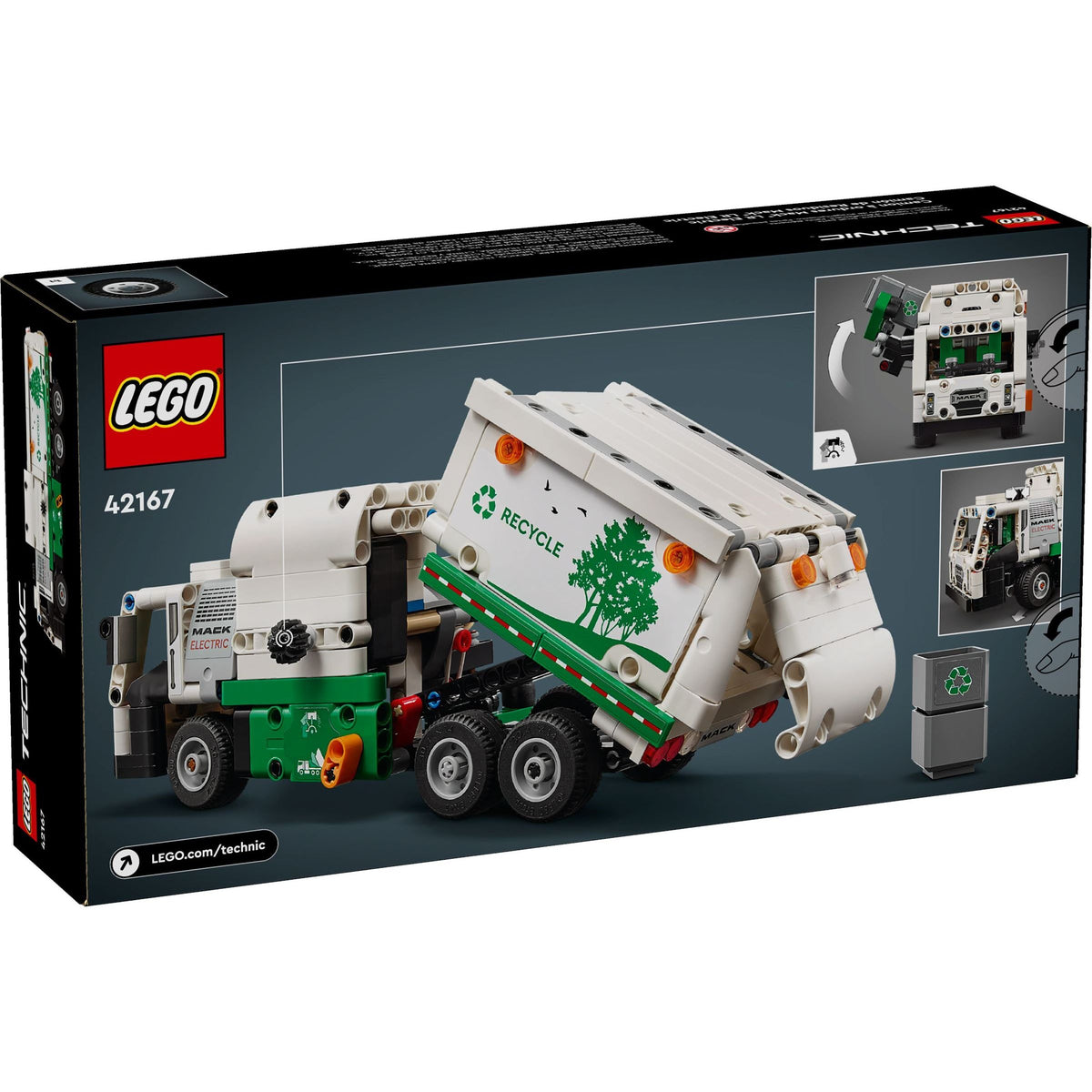 LEGO Technic Mack LR Electric Müllwagen 42167
