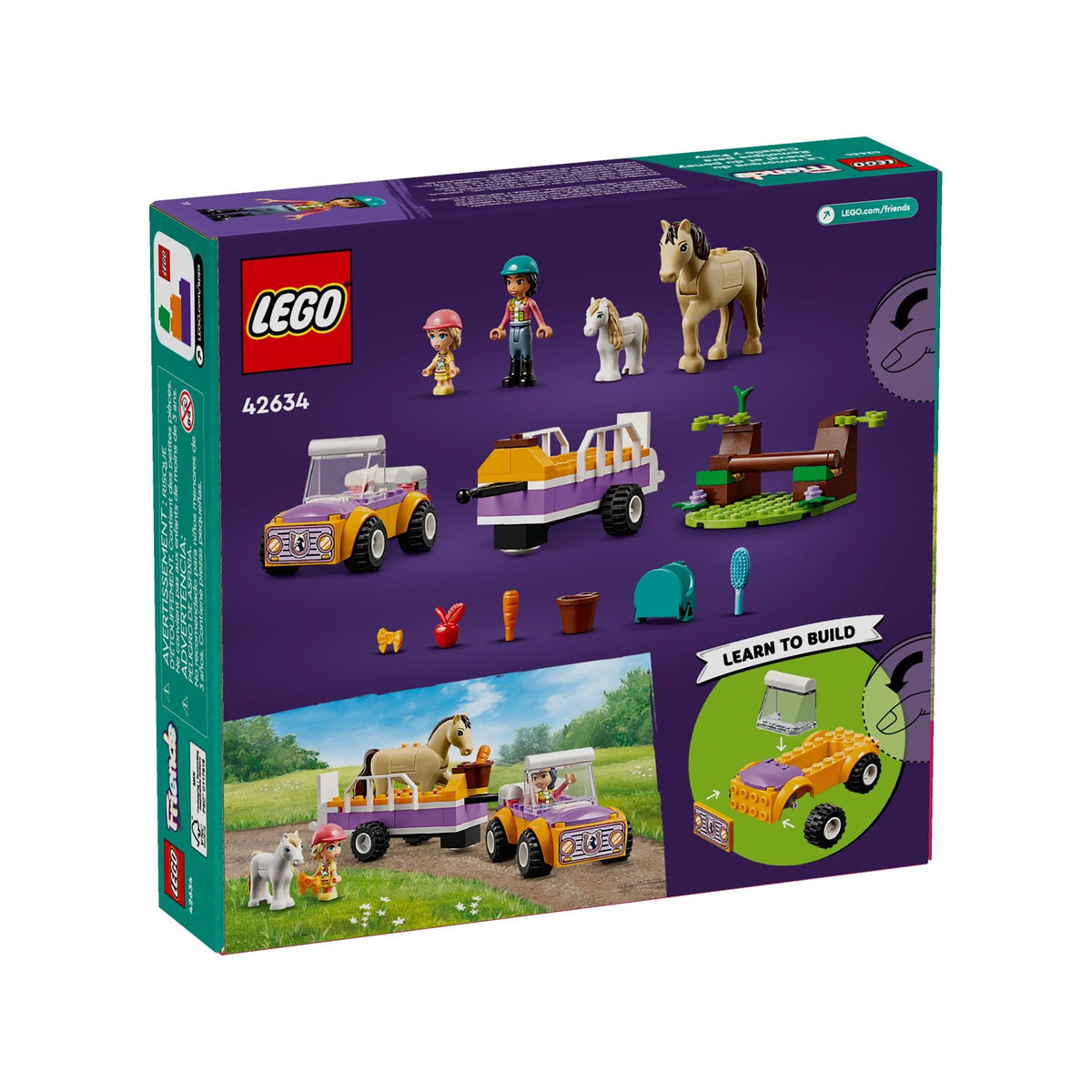 LEGO Friends Pferde- und Ponyanhänger 42634