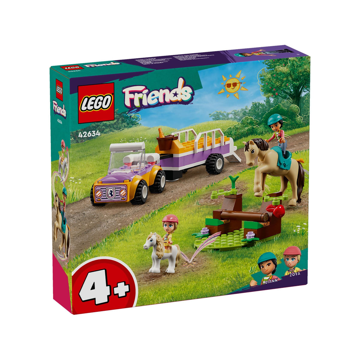 LEGO Friends Pferde- und Ponyanhänger 42634