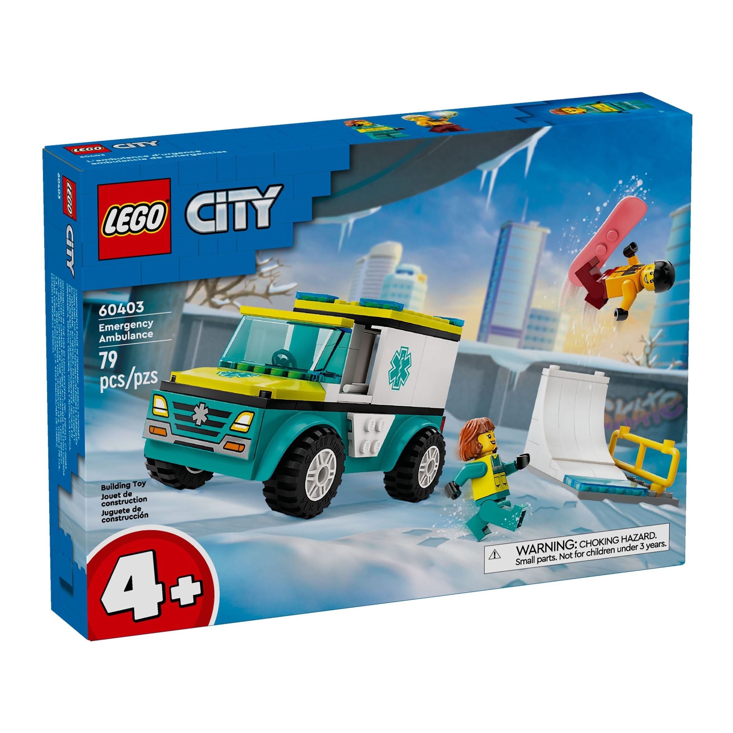 LEGO City Rettungswagen und Snowboarder 60403