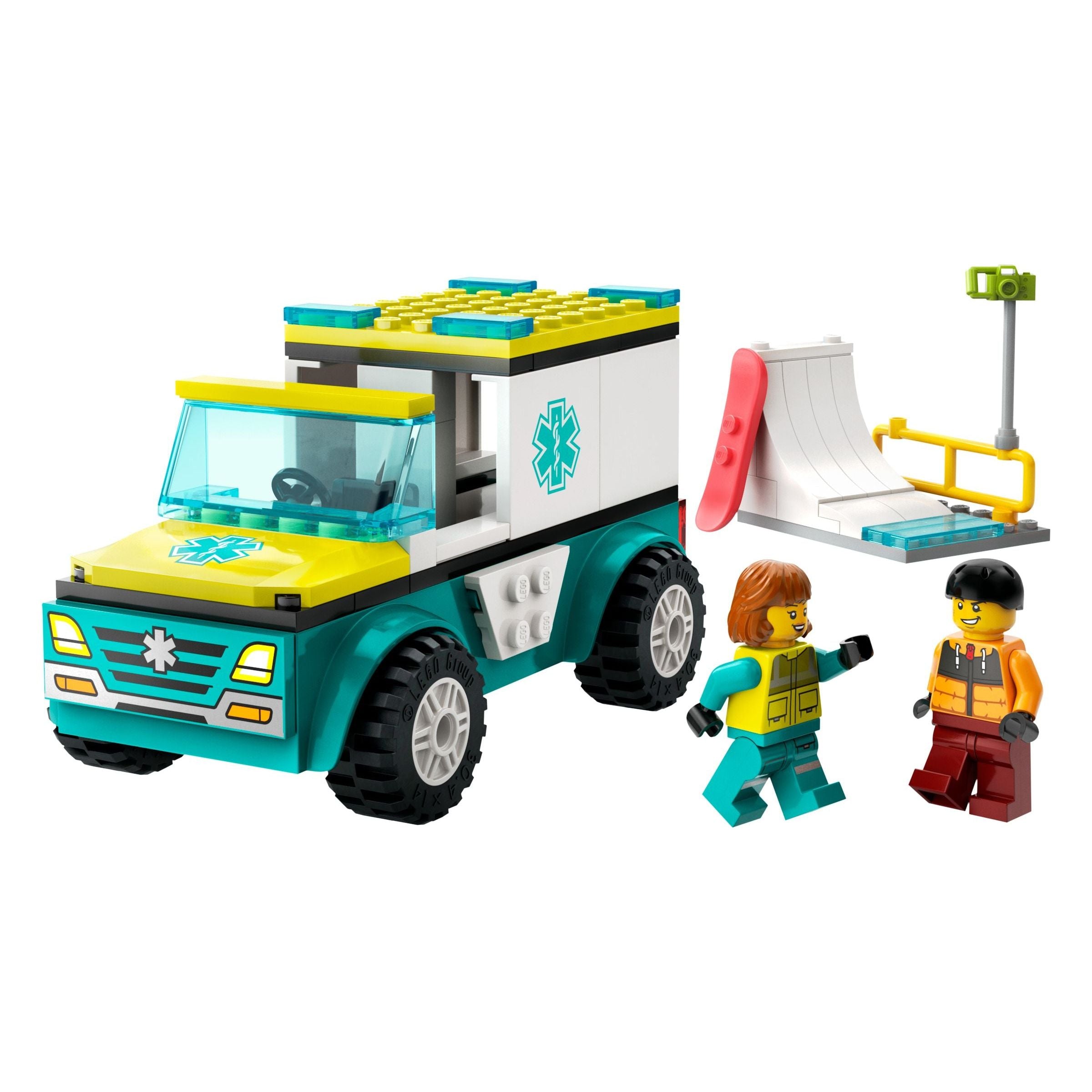 LEGO City Rettungswagen und Snowboarder 60403