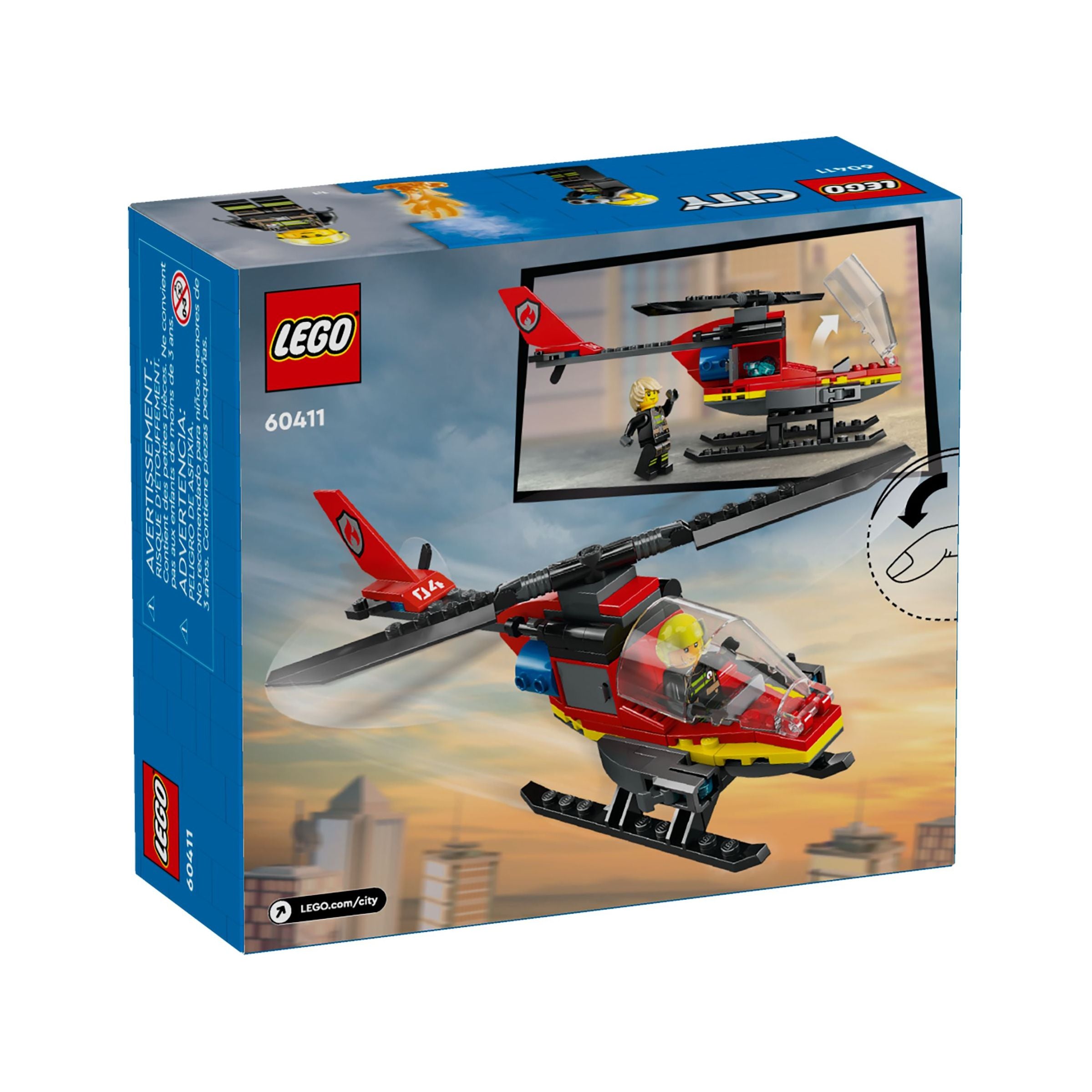LEGO City Feuerwehrhubschrauber 60411