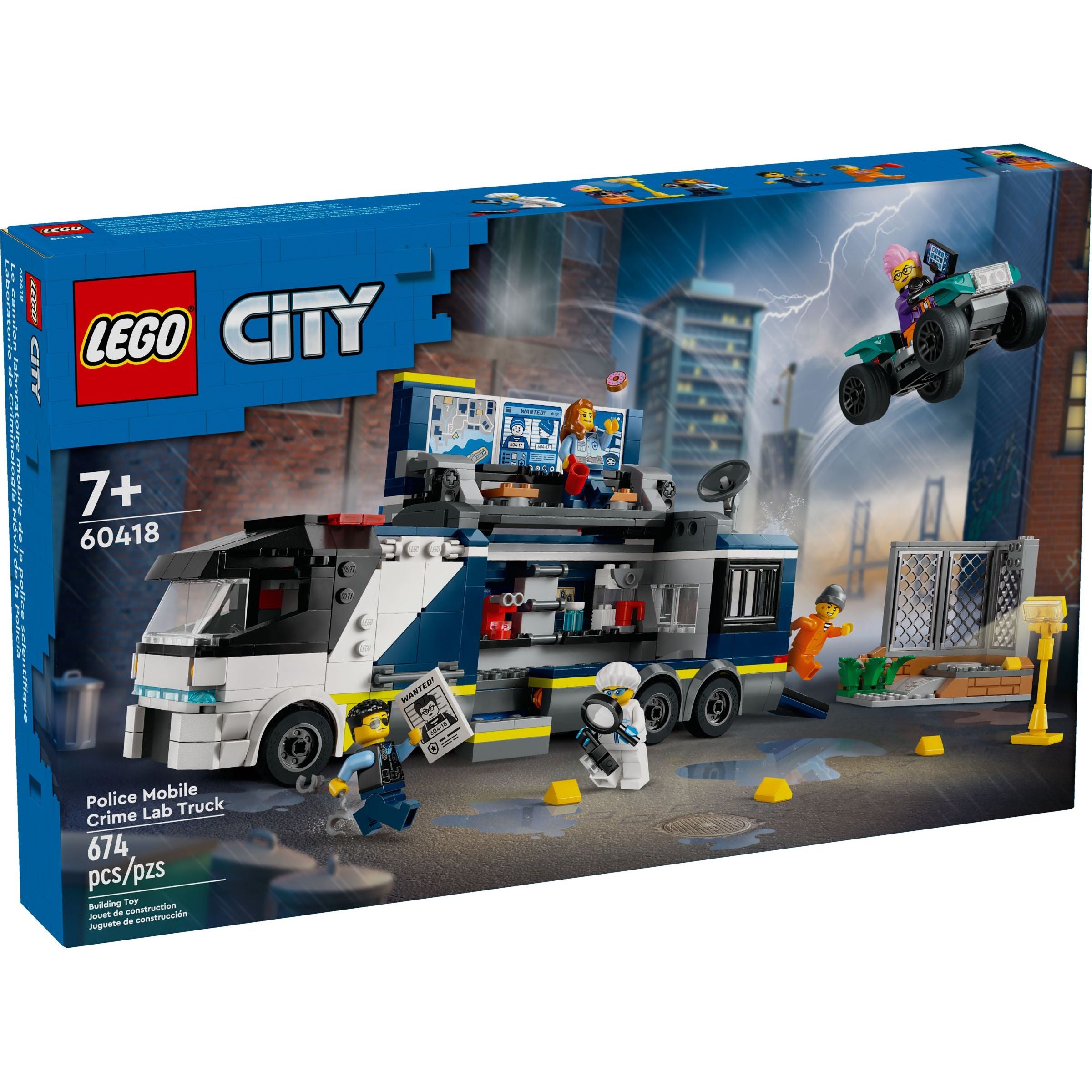 LEGO City Polizeitruck mit Labor 60418