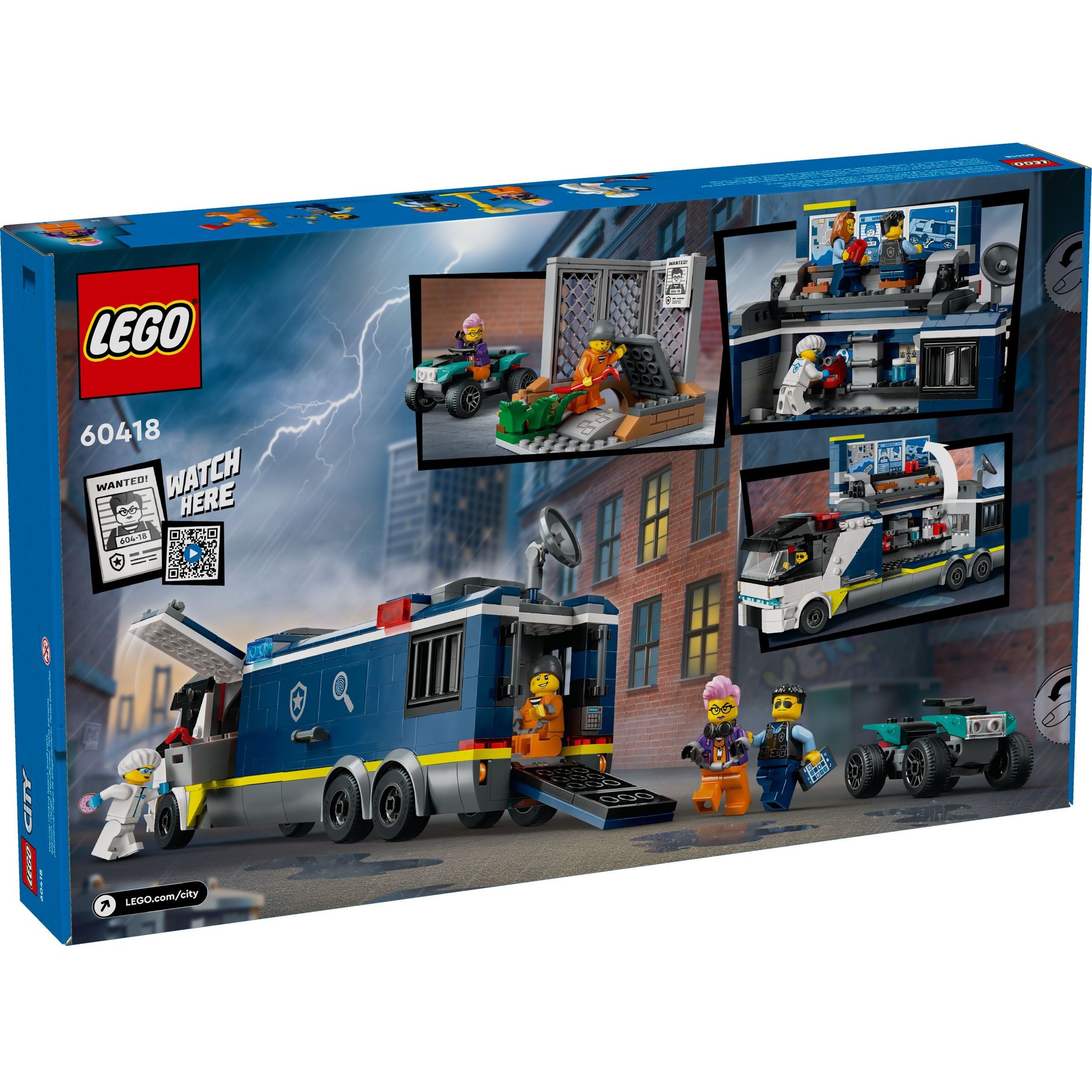 LEGO City Polizeitruck mit Labor 60418