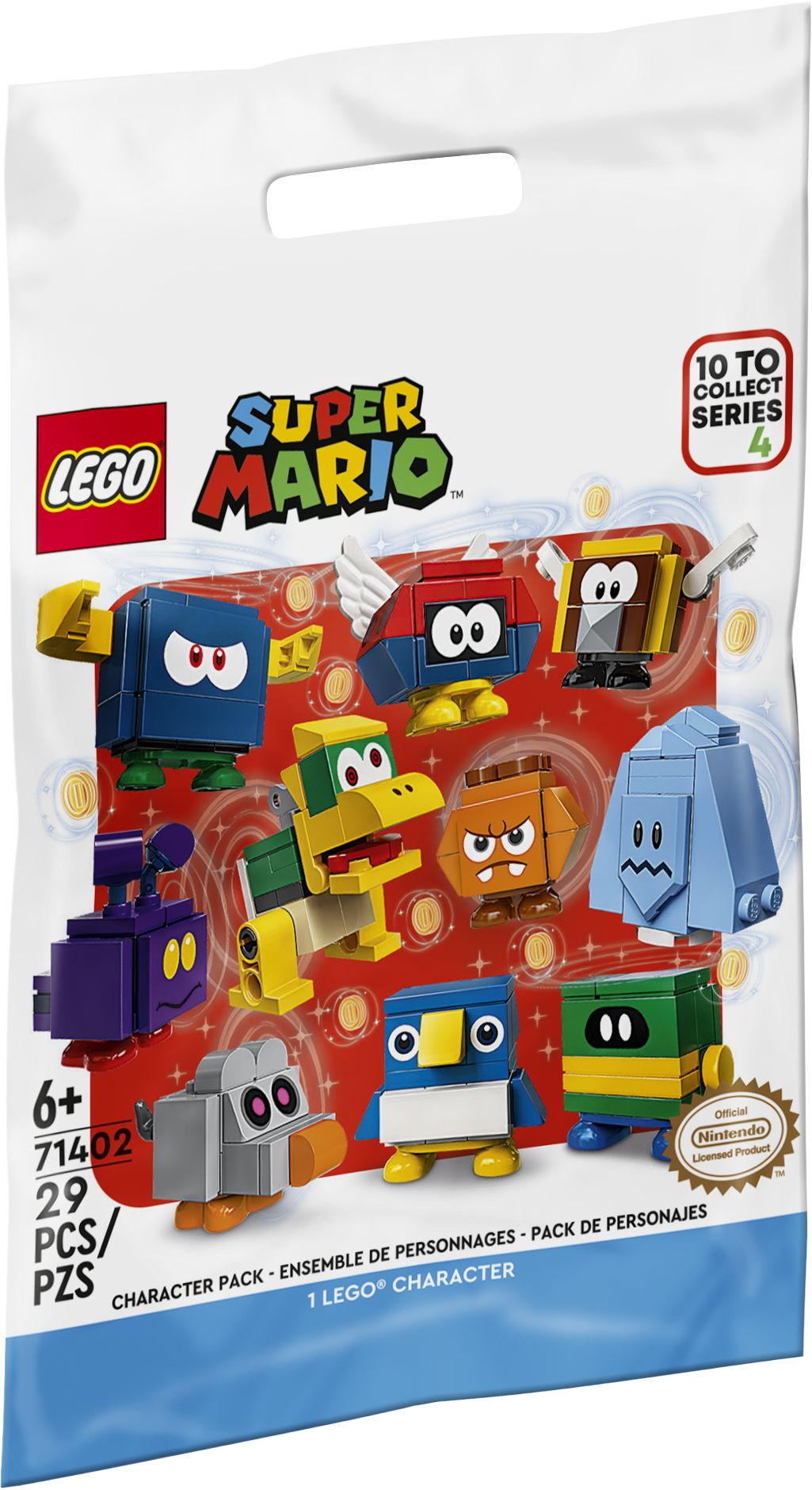 <transcy>LEGO Super Mario Mario - Personnages de la série 4 71402</transcy>