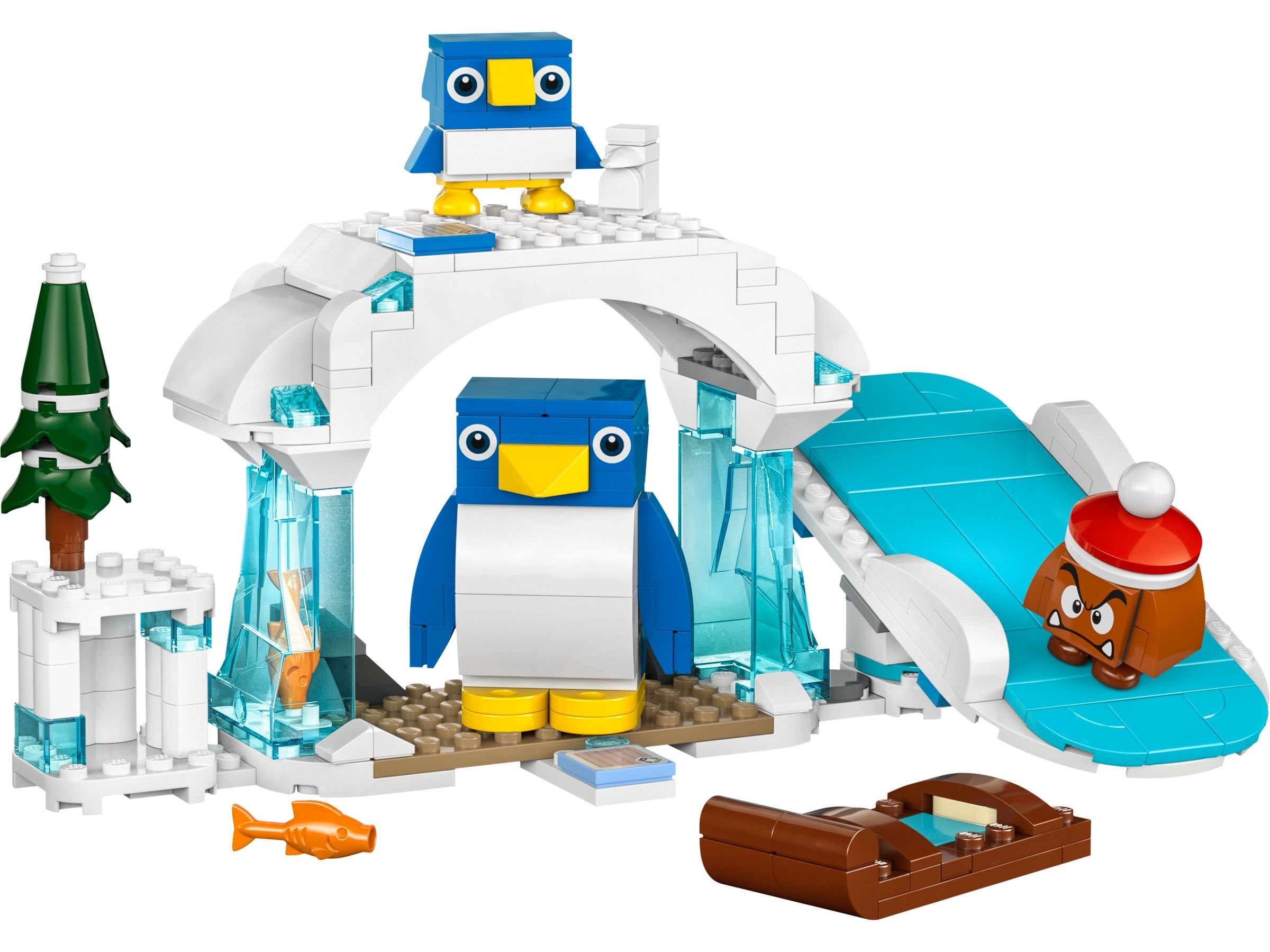 LEGO Super Mario Schneeabenteuer mit Familie Pinguin - Erweiterungsset 71430