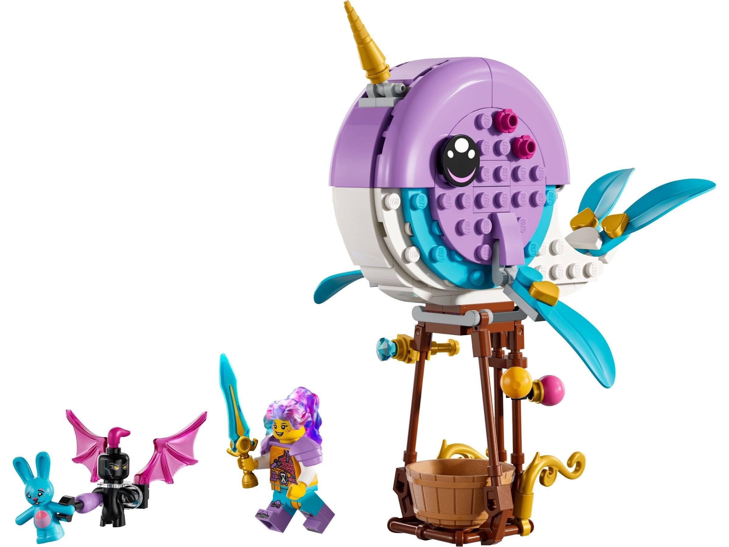 LEGO DreamZzz Izzies Narwal-Heissluftballon 71472