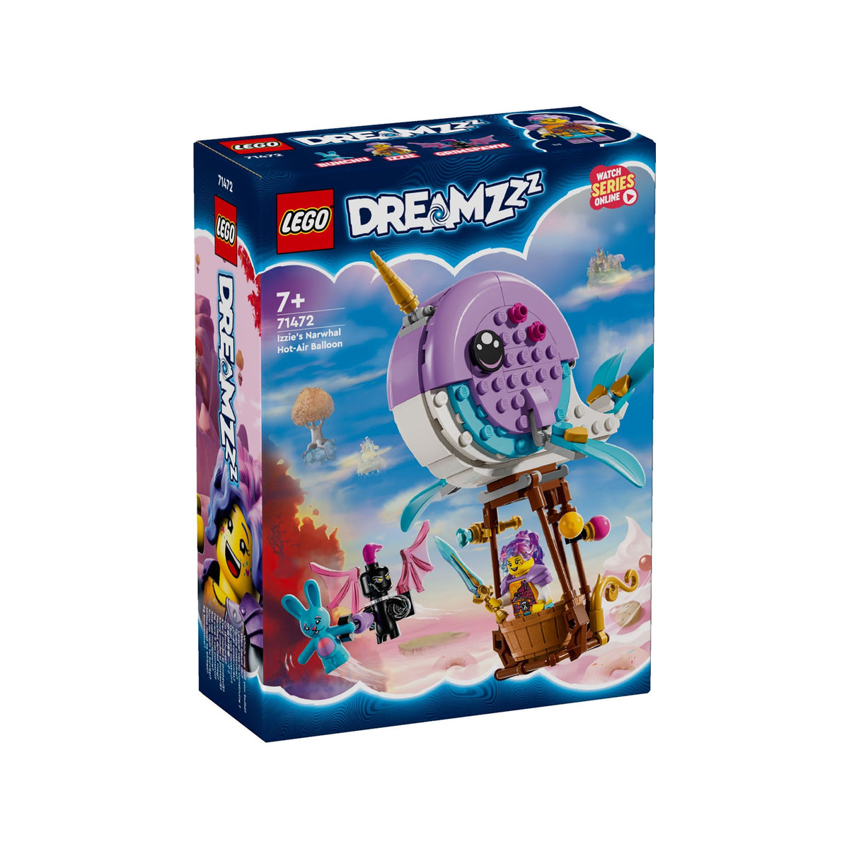 LEGO DreamZzz Izzies Narwal-Heissluftballon 71472