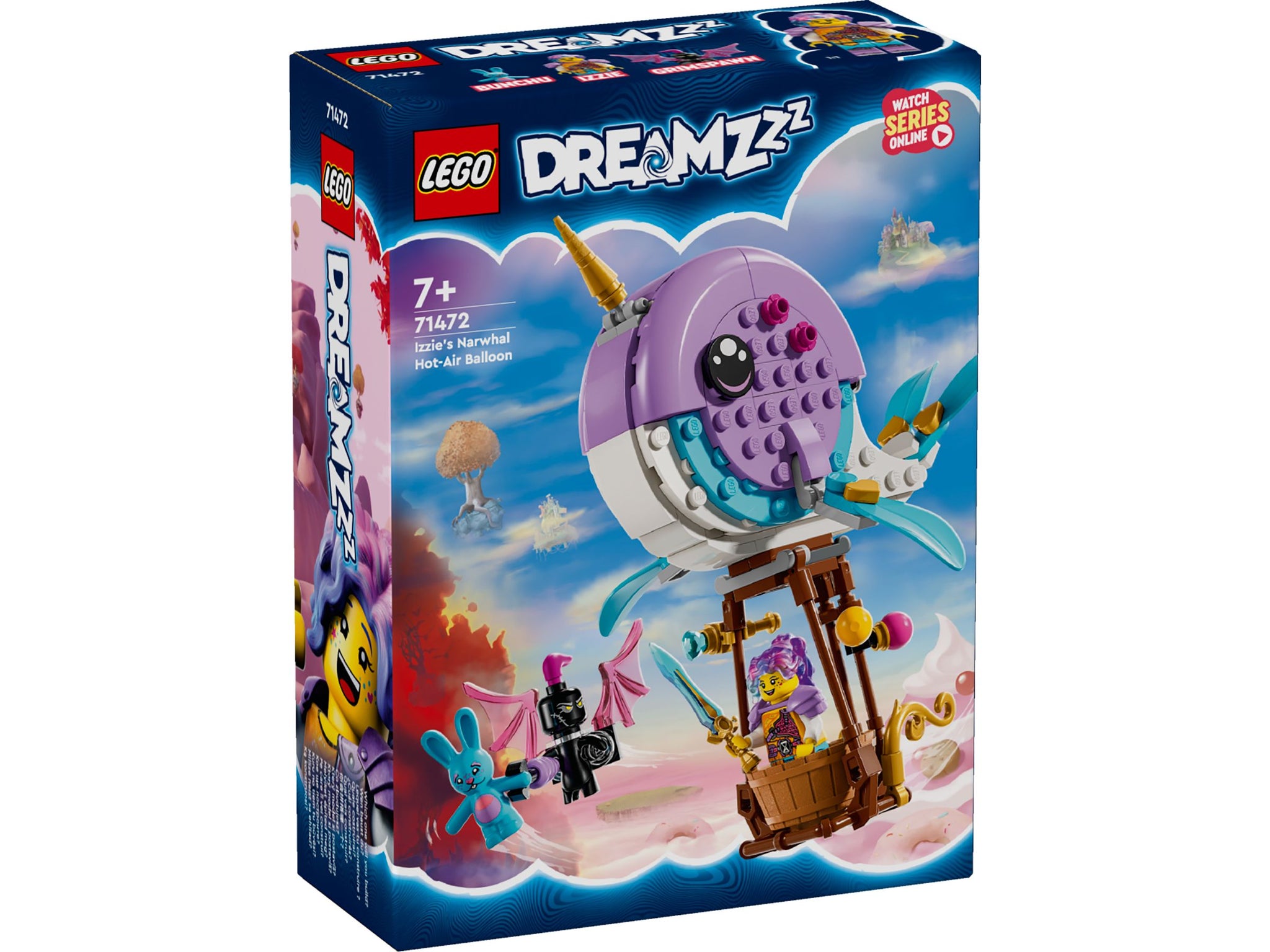 LEGO DreamZzz Izzies Narwal-Heißluftballon main image 0