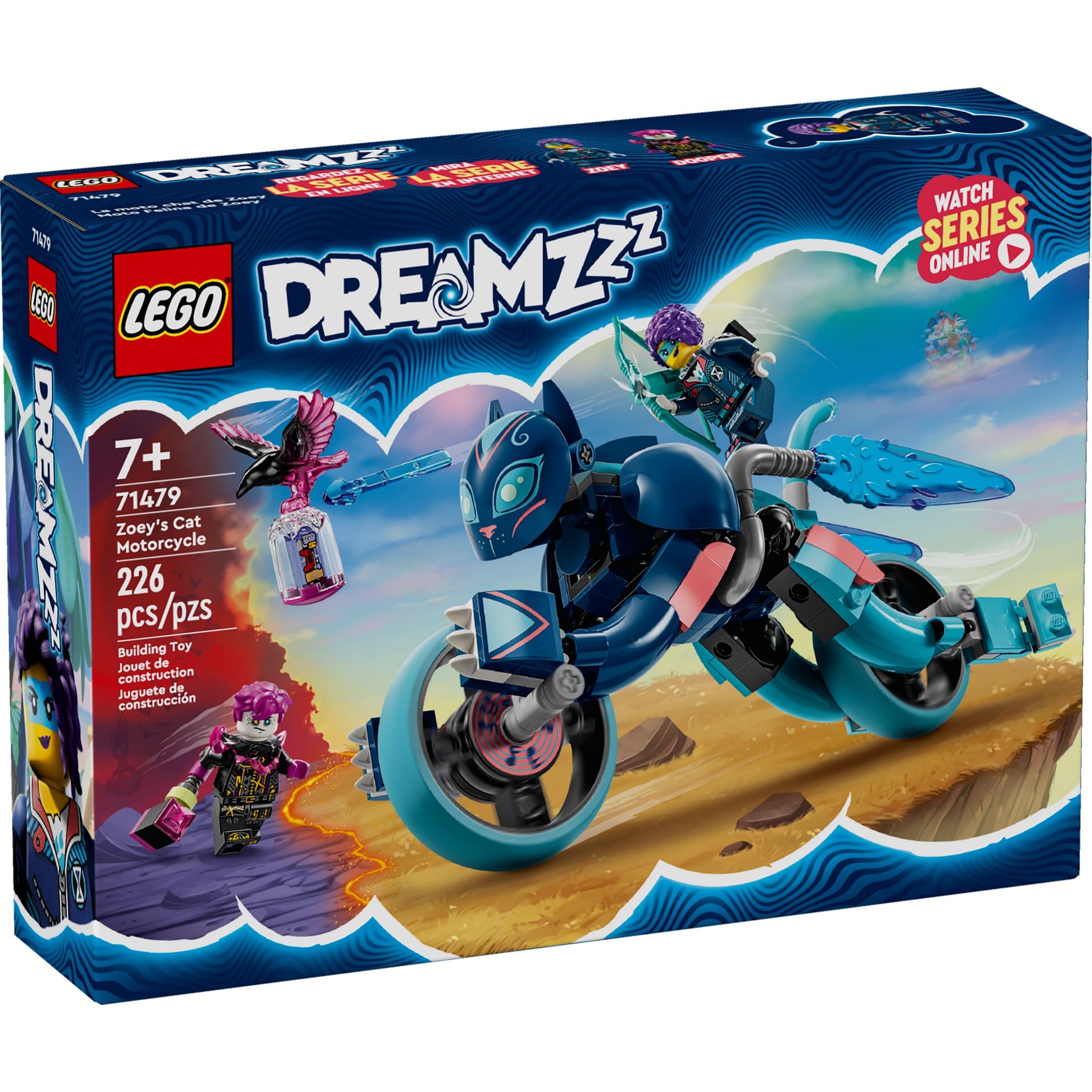 LEGO DreamZzz Zoeys Katzenmotorrad 71479