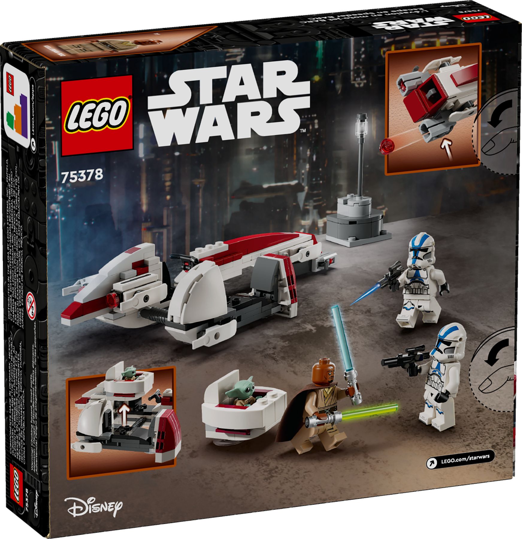 LEGO Star Wars Flucht mit dem BARC Speeder 75378