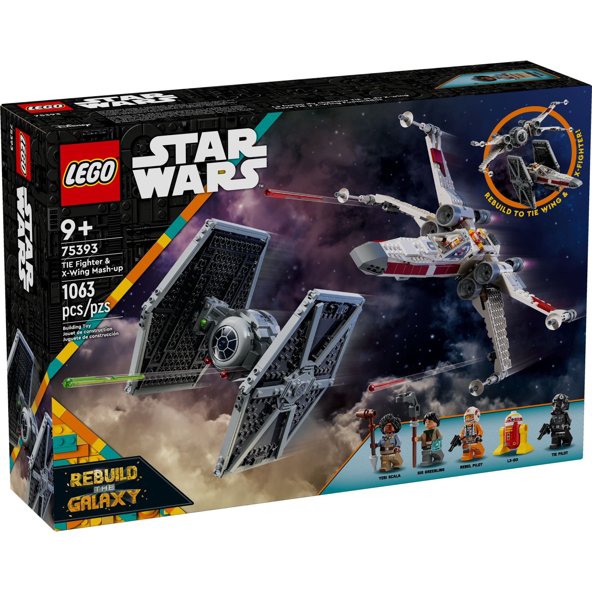 LEGO Star Wars TIE Fighter & X-Wing 75393