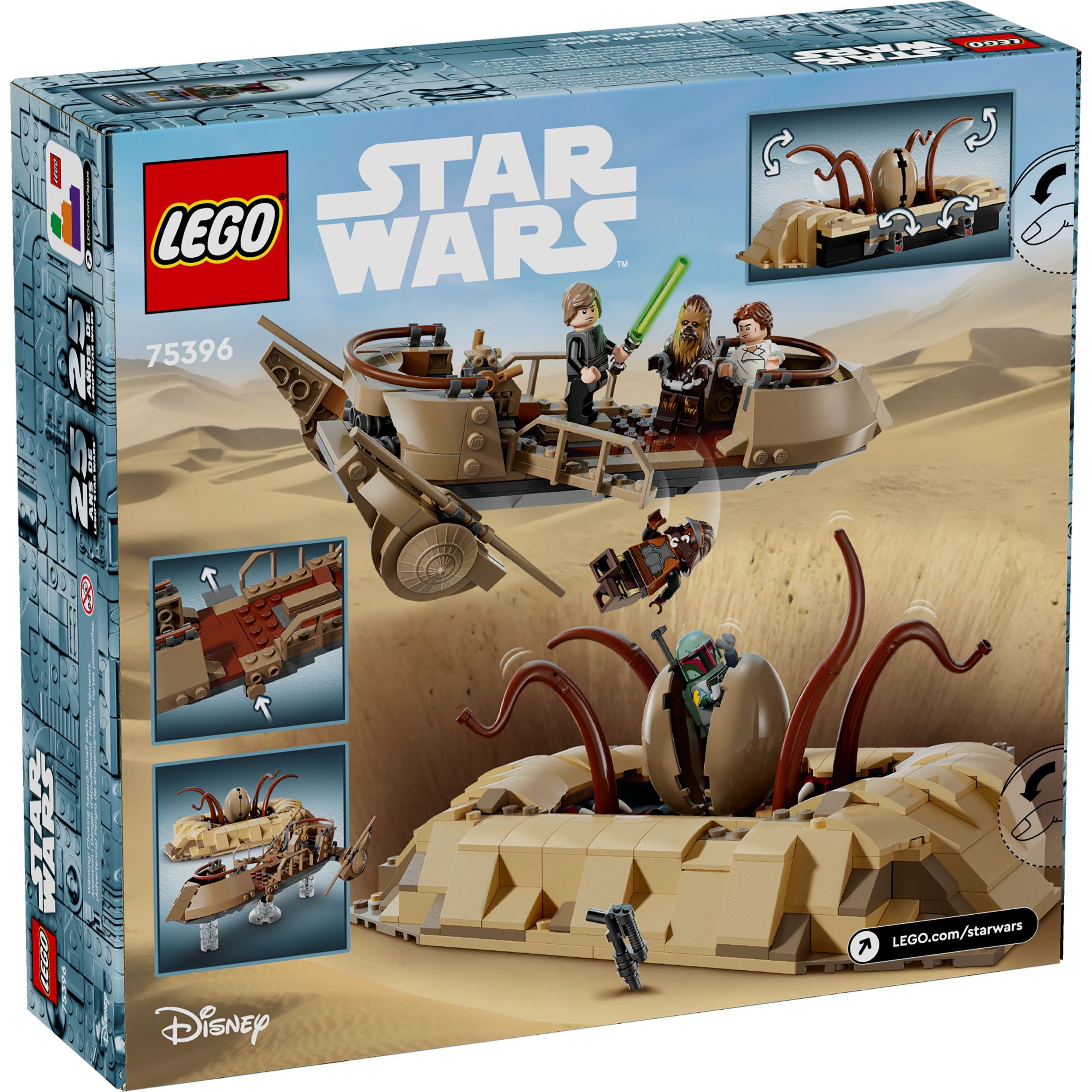 LEGO Star Wars Wüsten-Skiff und Sarlacc-Grube 75396