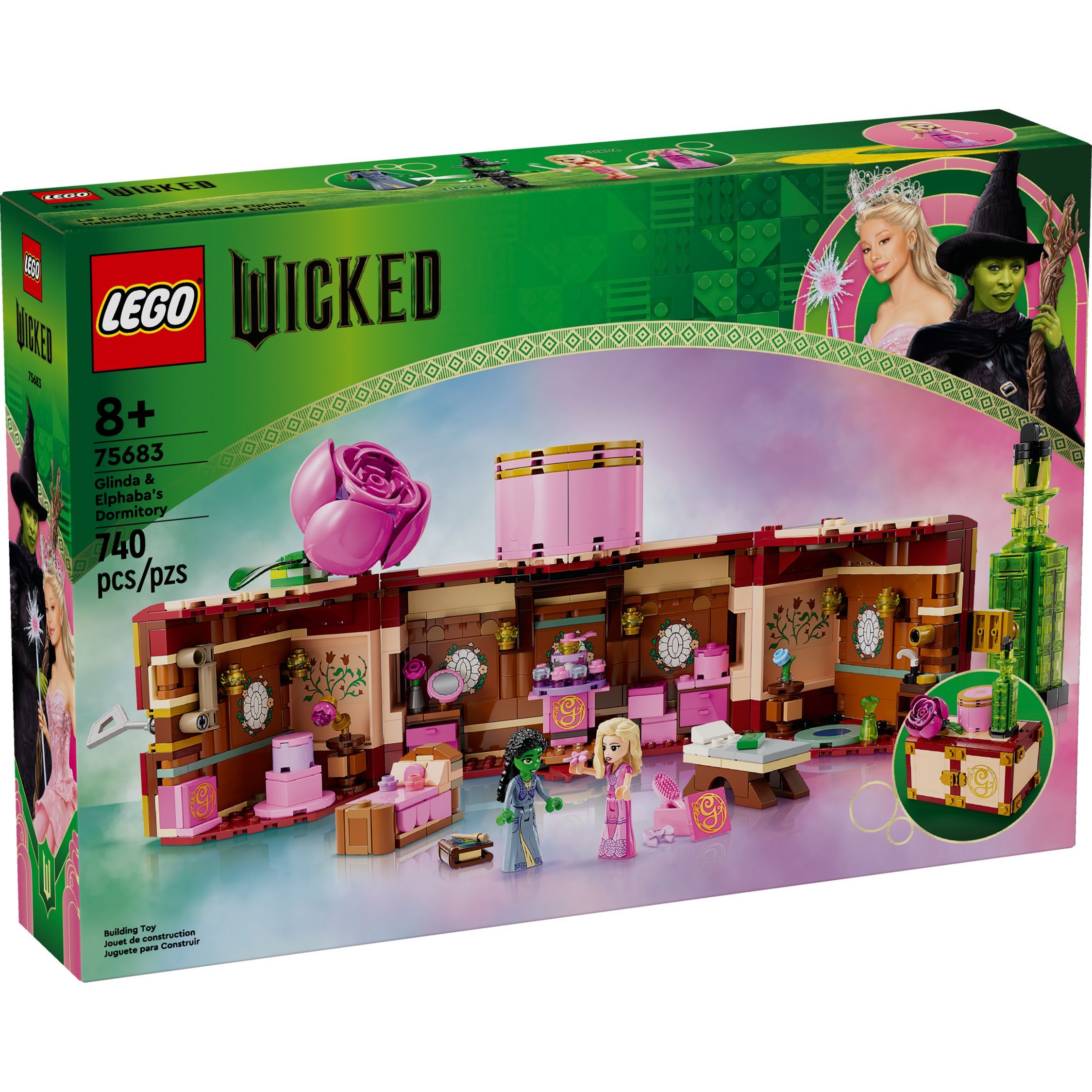 LEGO Wicked Glindas und Elphabas Schlafsaal 75683