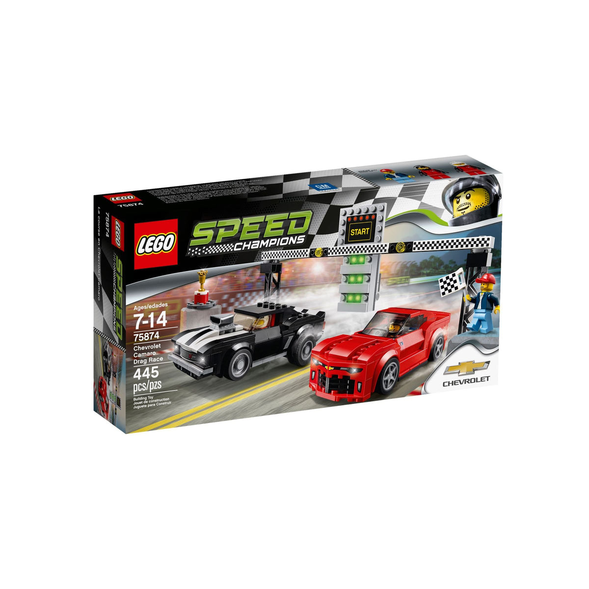 LEGO Speed Champions Chevrolet Camaro Drag Race 75874