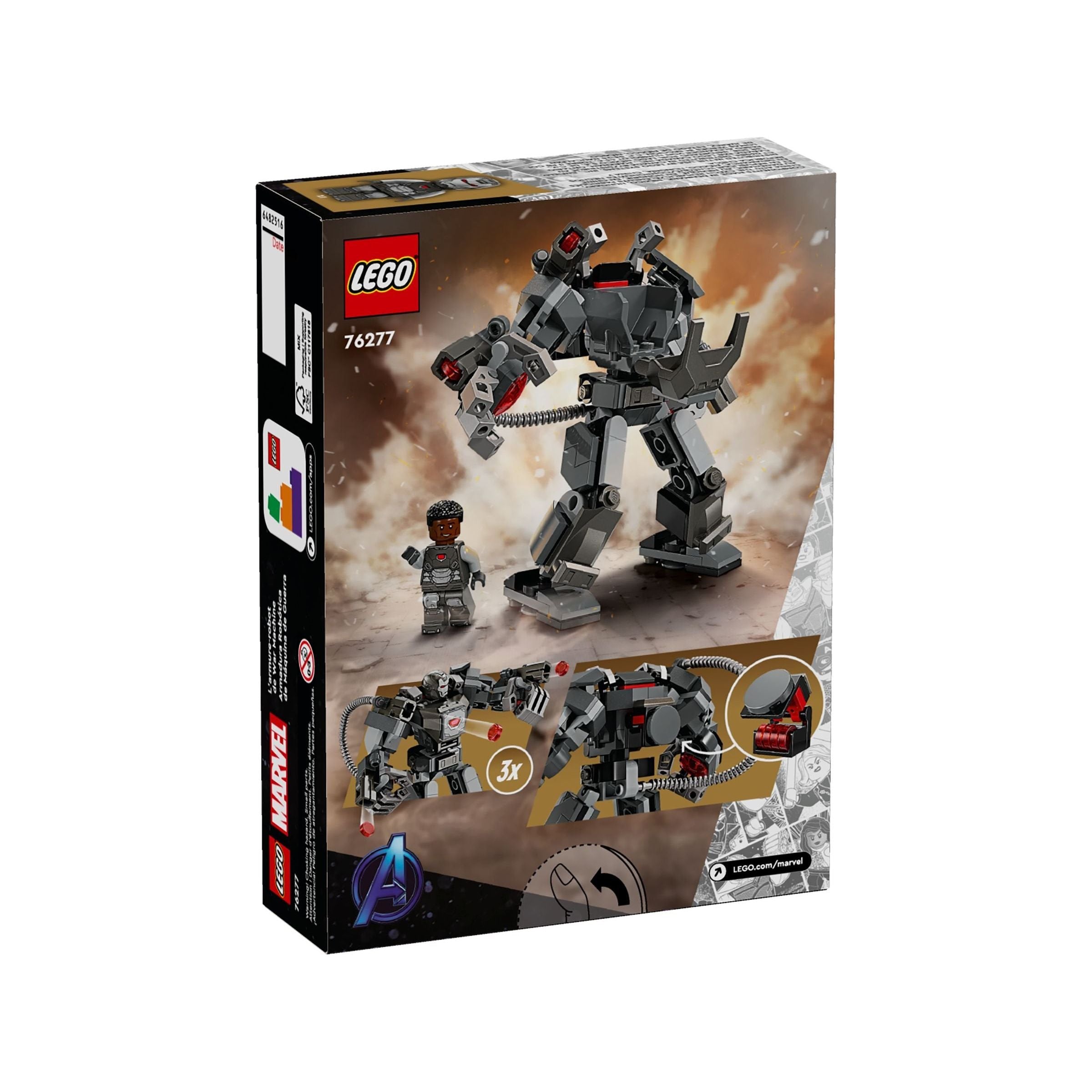 LEGO Marvel War Machine Mech 76277